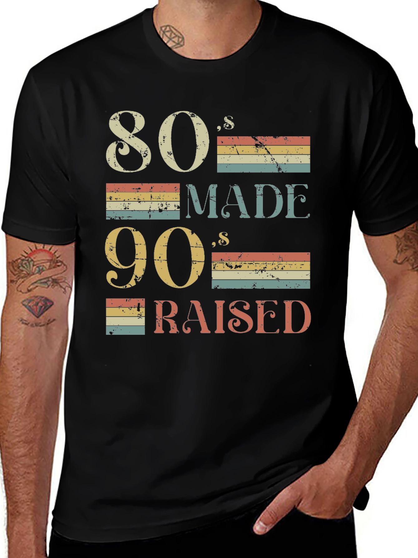 80s Made 90s Raised Retro T-Shirt