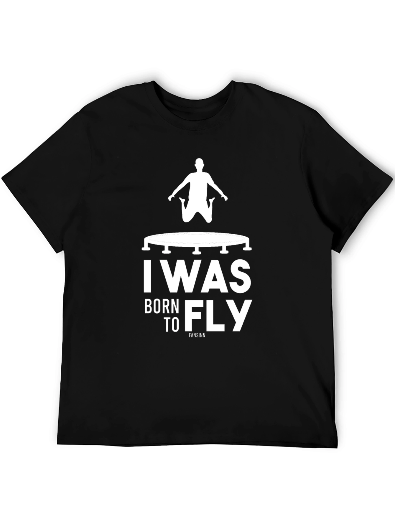 I Was Born to Fly Black T-Shirt
