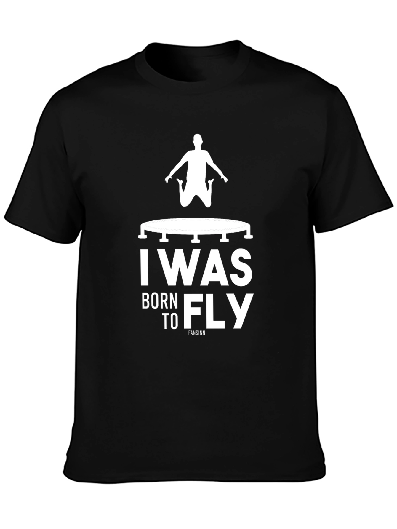 I Was Born to Fly Black T-Shirt