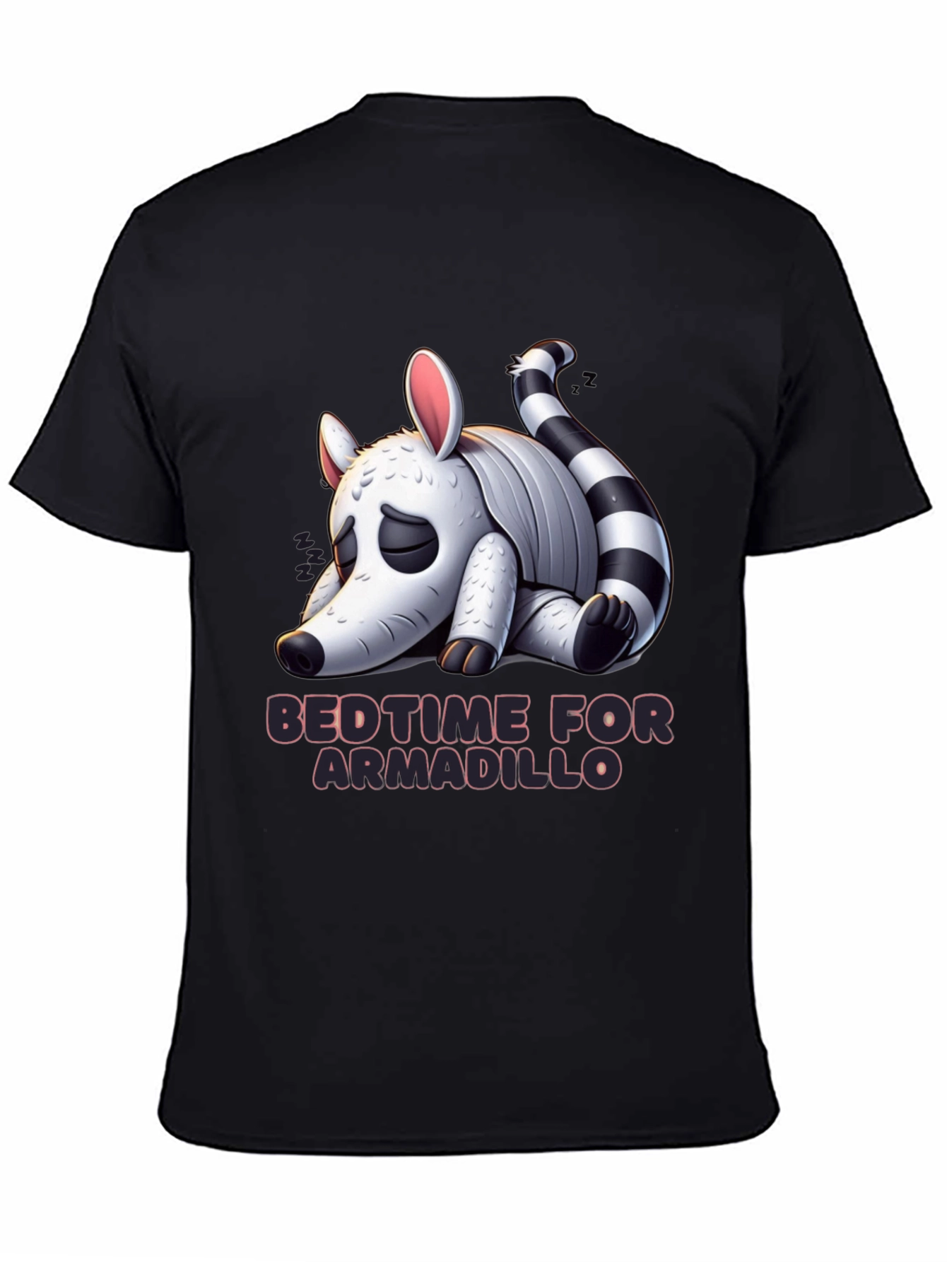 Bedtime for Armadillo Graphic Tee - Black