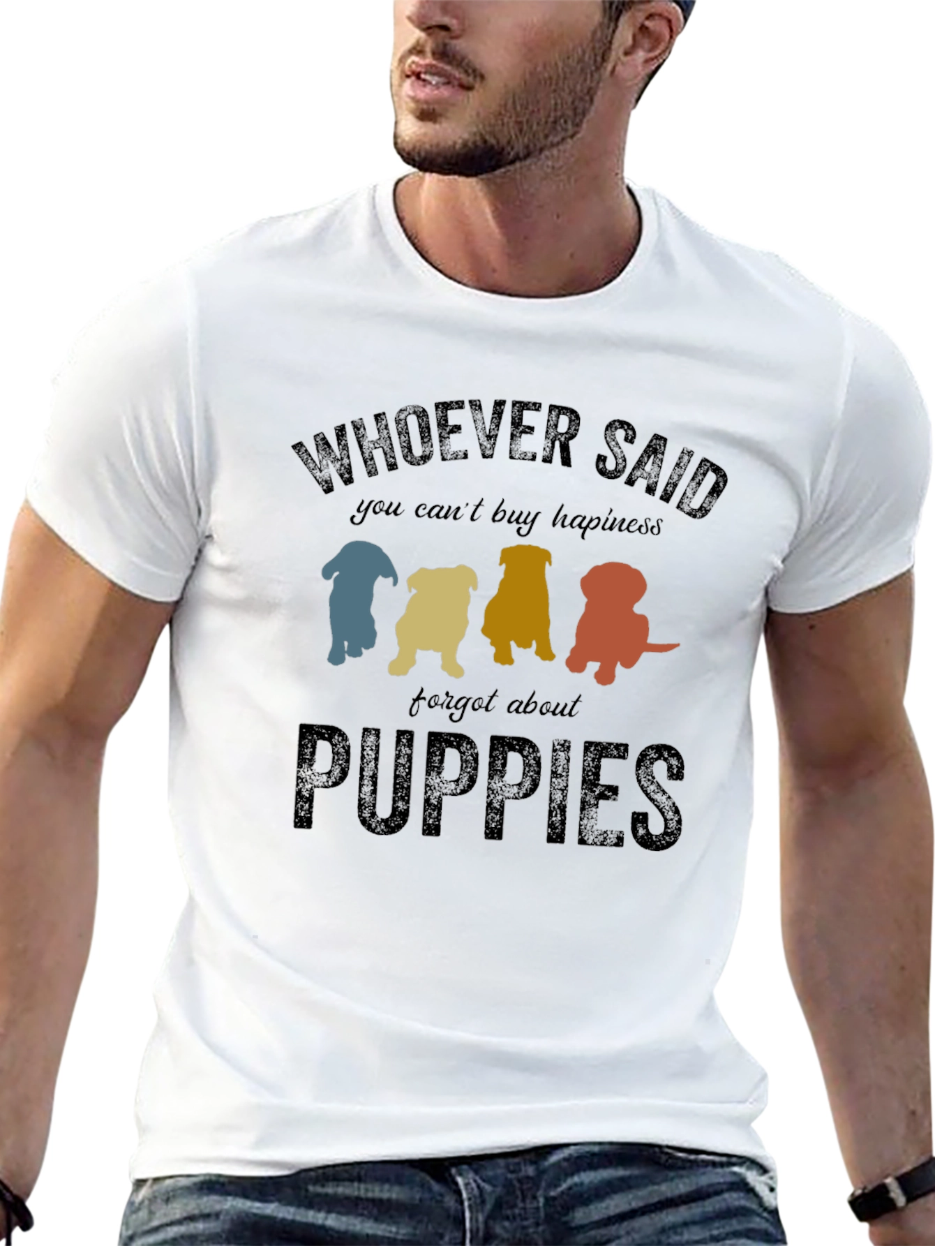 Puppies Make Happiness - Graphic Tee