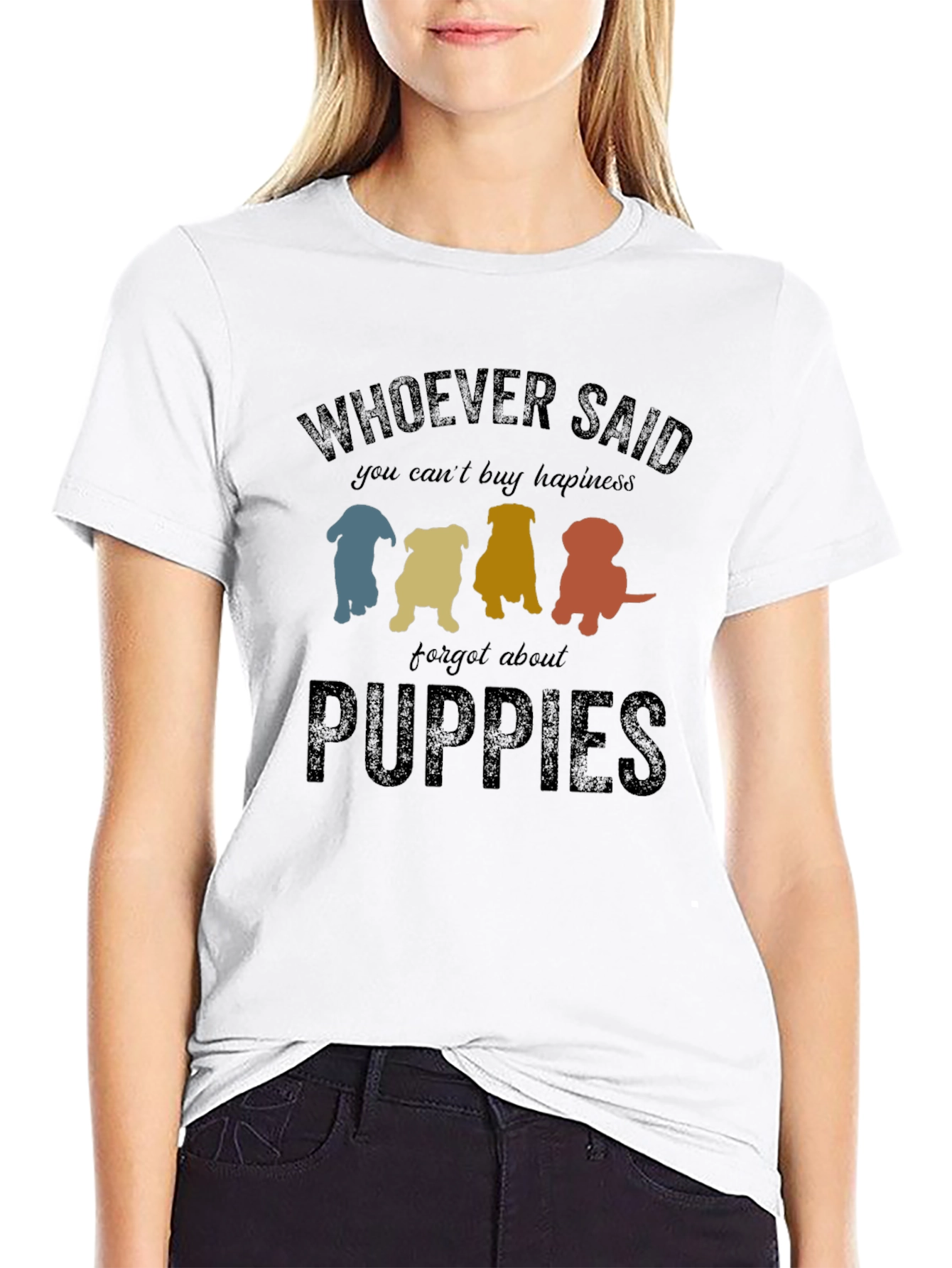 Puppies Make Happiness - Graphic Tee