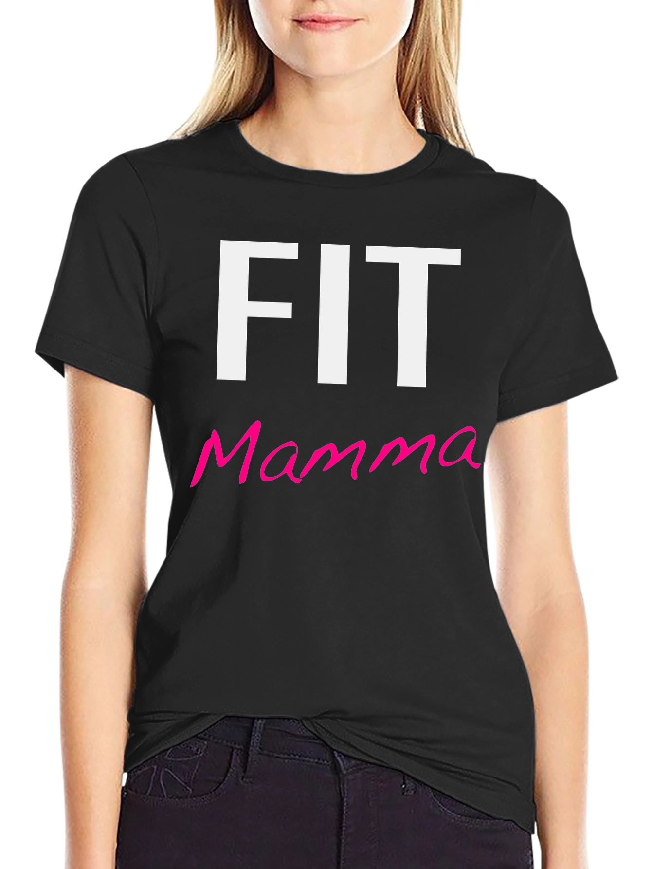 Fit Mamma Graphic Tee - Workout Mom Apparel