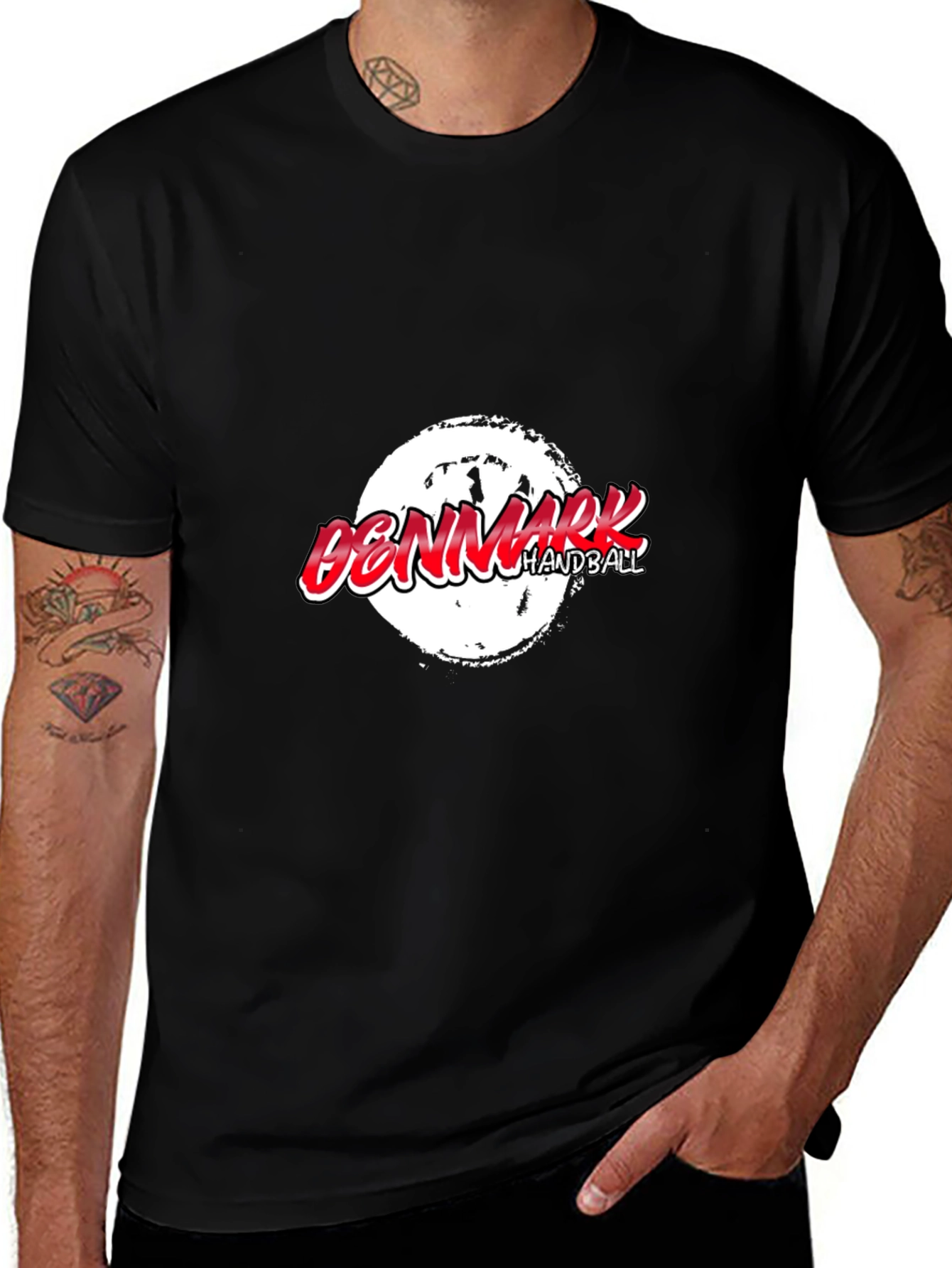 Denmark Handball Black T-Shirt