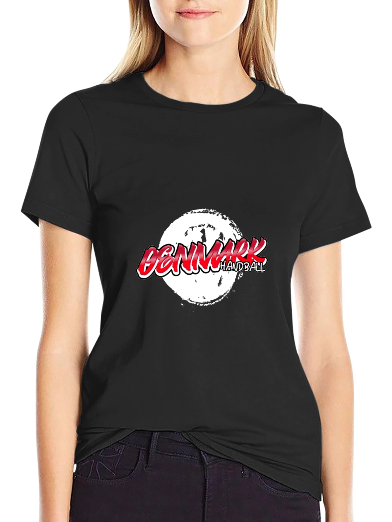 Denmark Handball Black T-Shirt