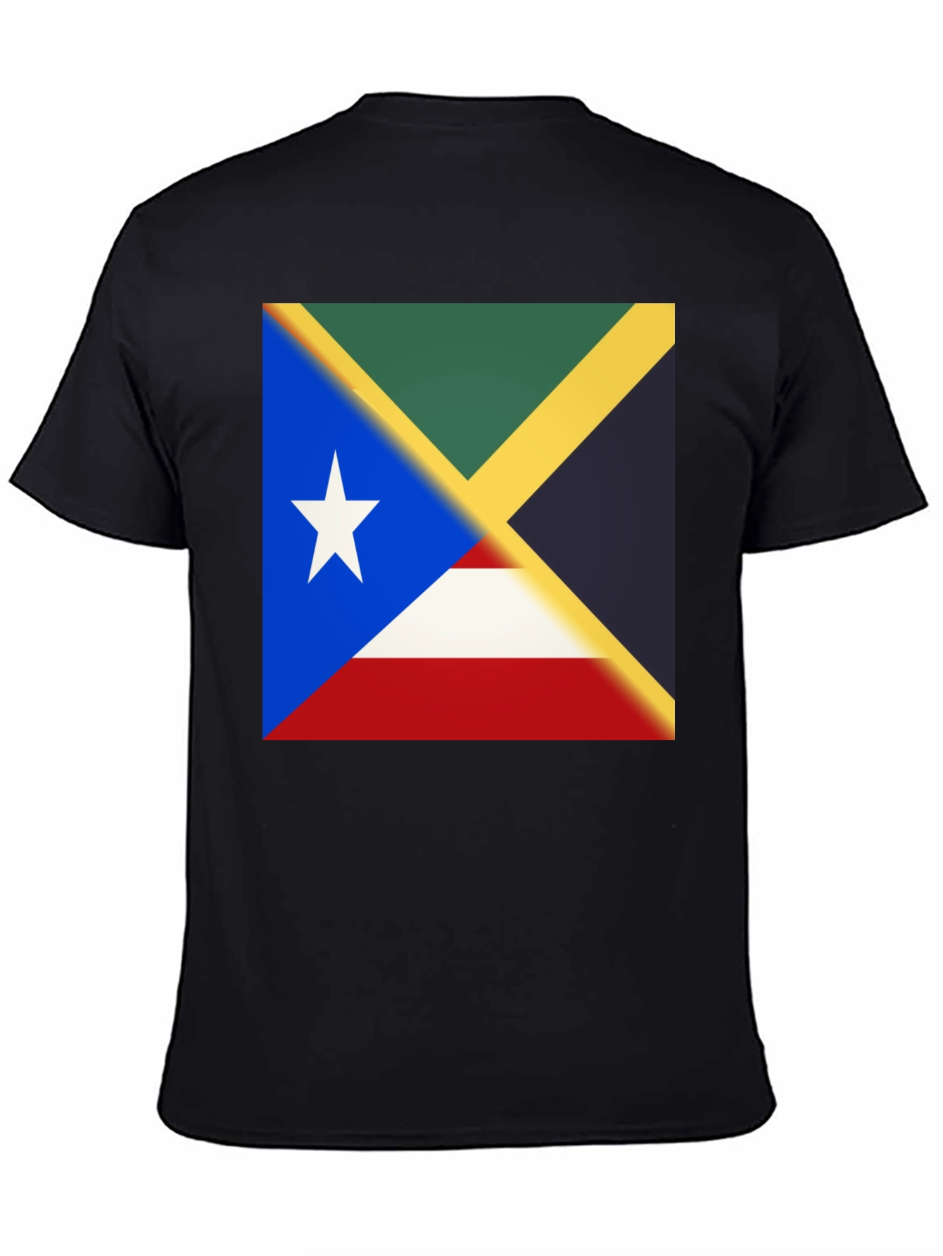 Island Pride Tee - Jamaica Puerto Rico Flag Shirt