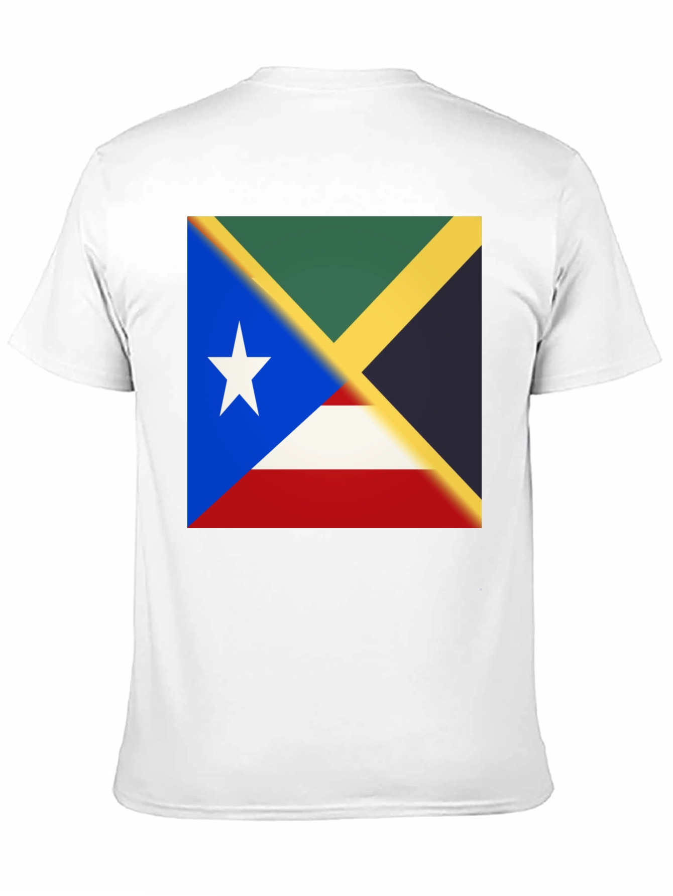 Island Pride Tee - Jamaica Puerto Rico Flag Shirt