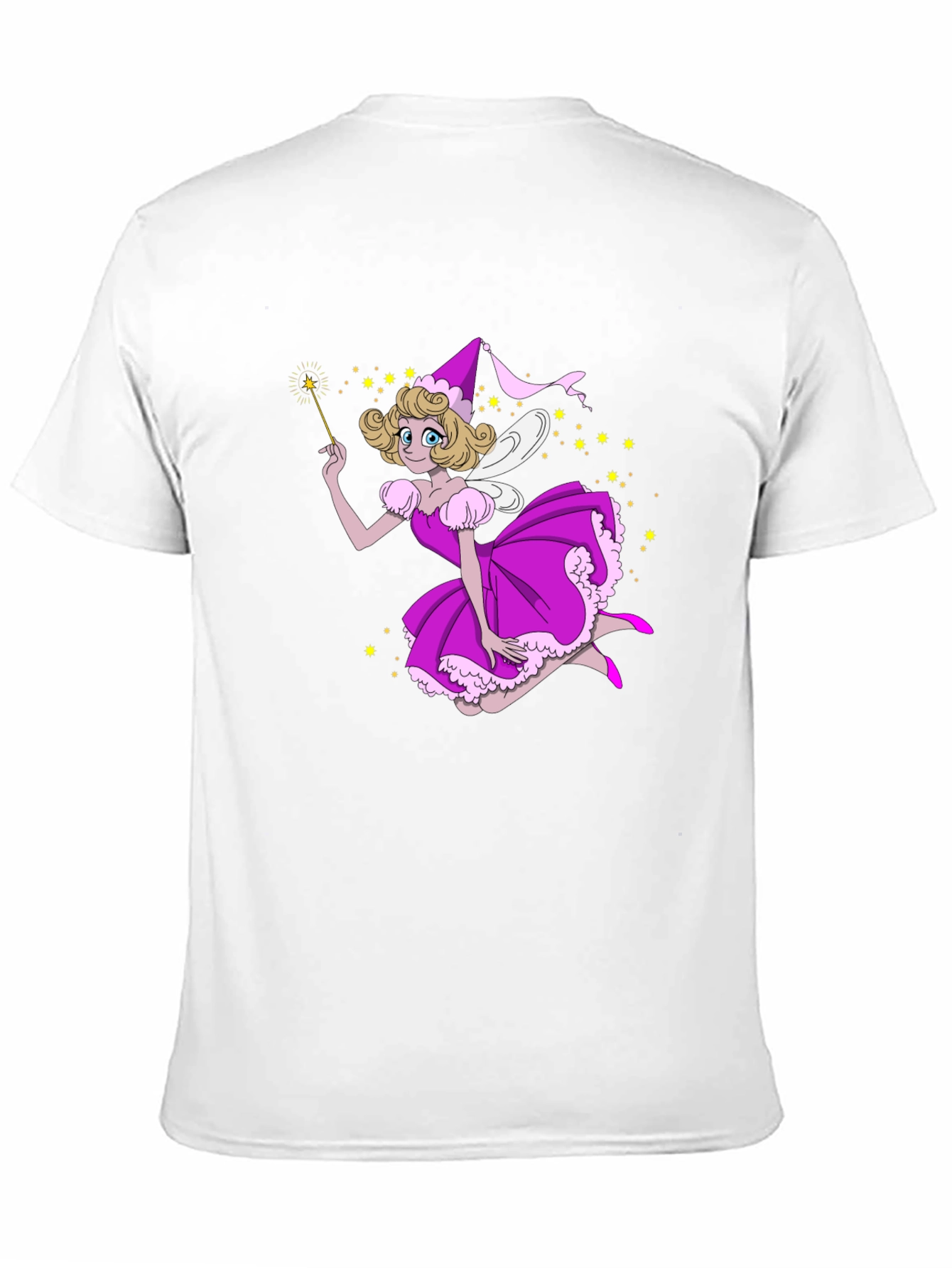 Fairy T-Shirt - Black Cotton Fun Design