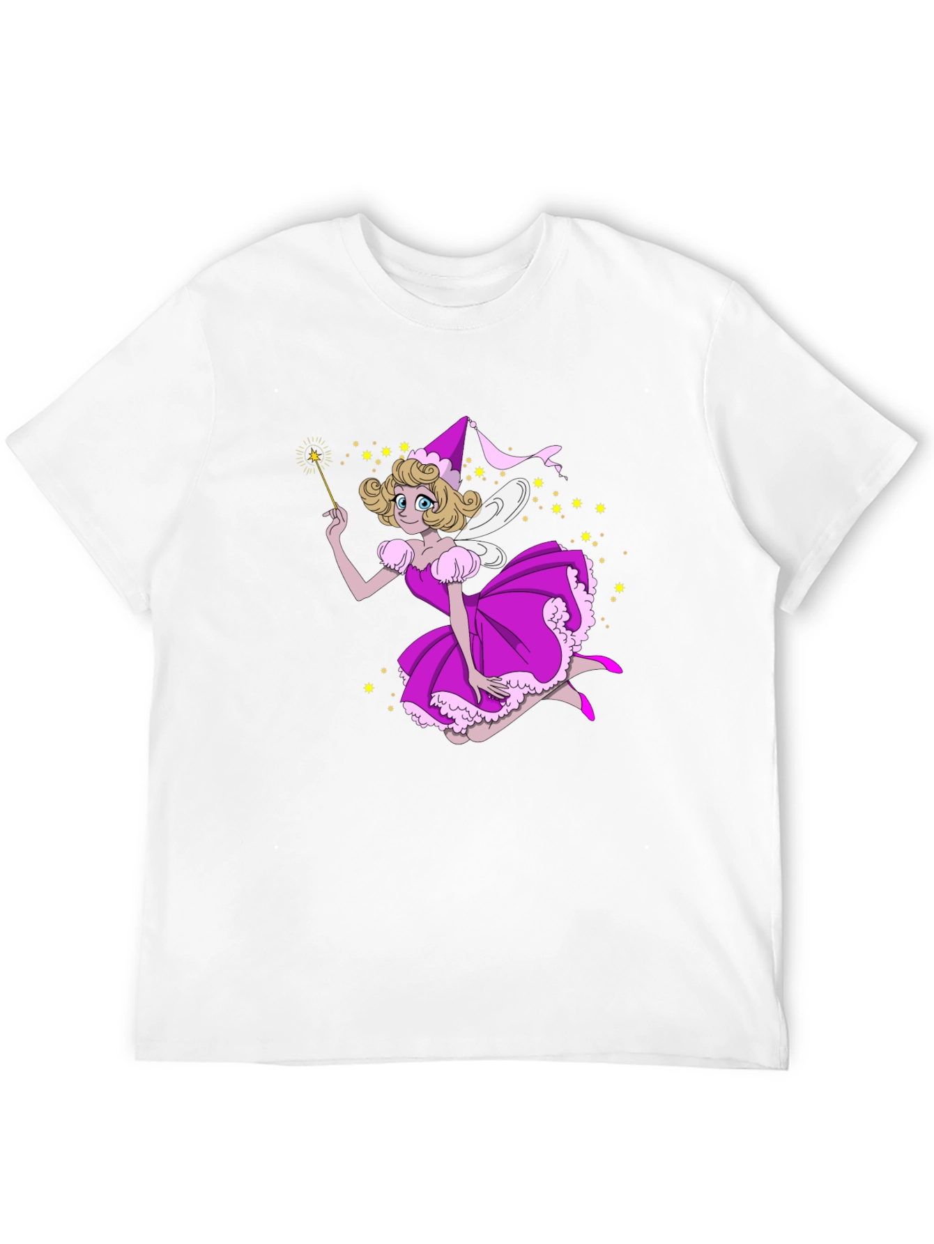 Fairy T-Shirt - Black Cotton Fun Design