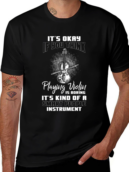 Violin Player Smart People Instrument T-Shirt