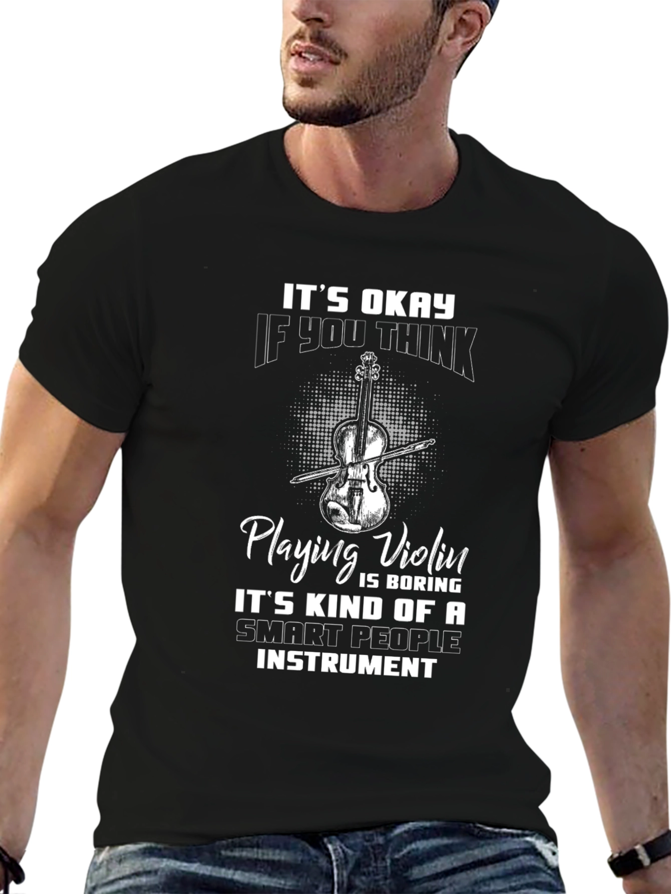 Violin Player Smart People Instrument T-Shirt