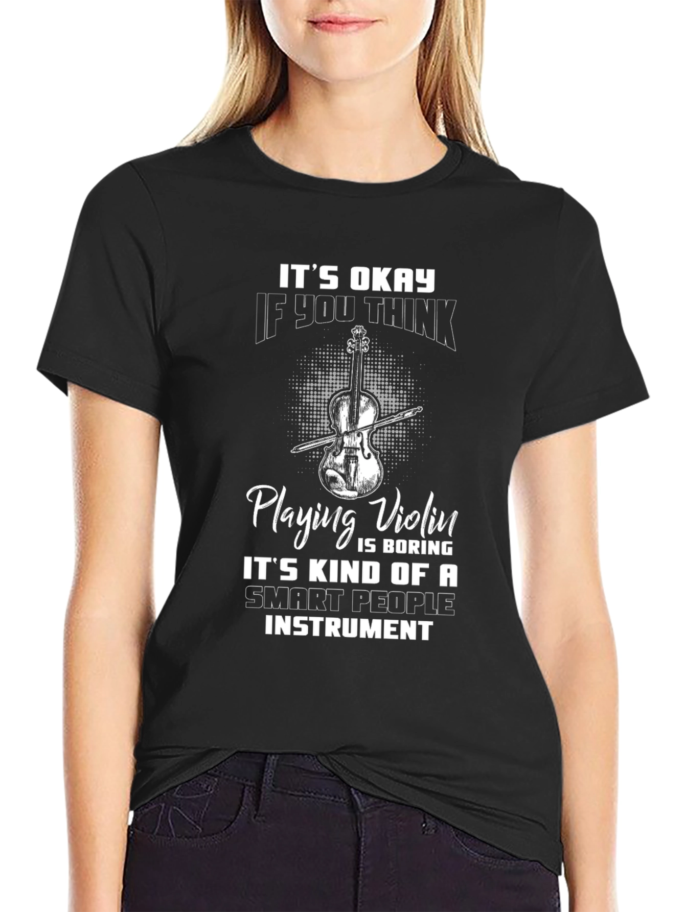 Violin Player Smart People Instrument T-Shirt