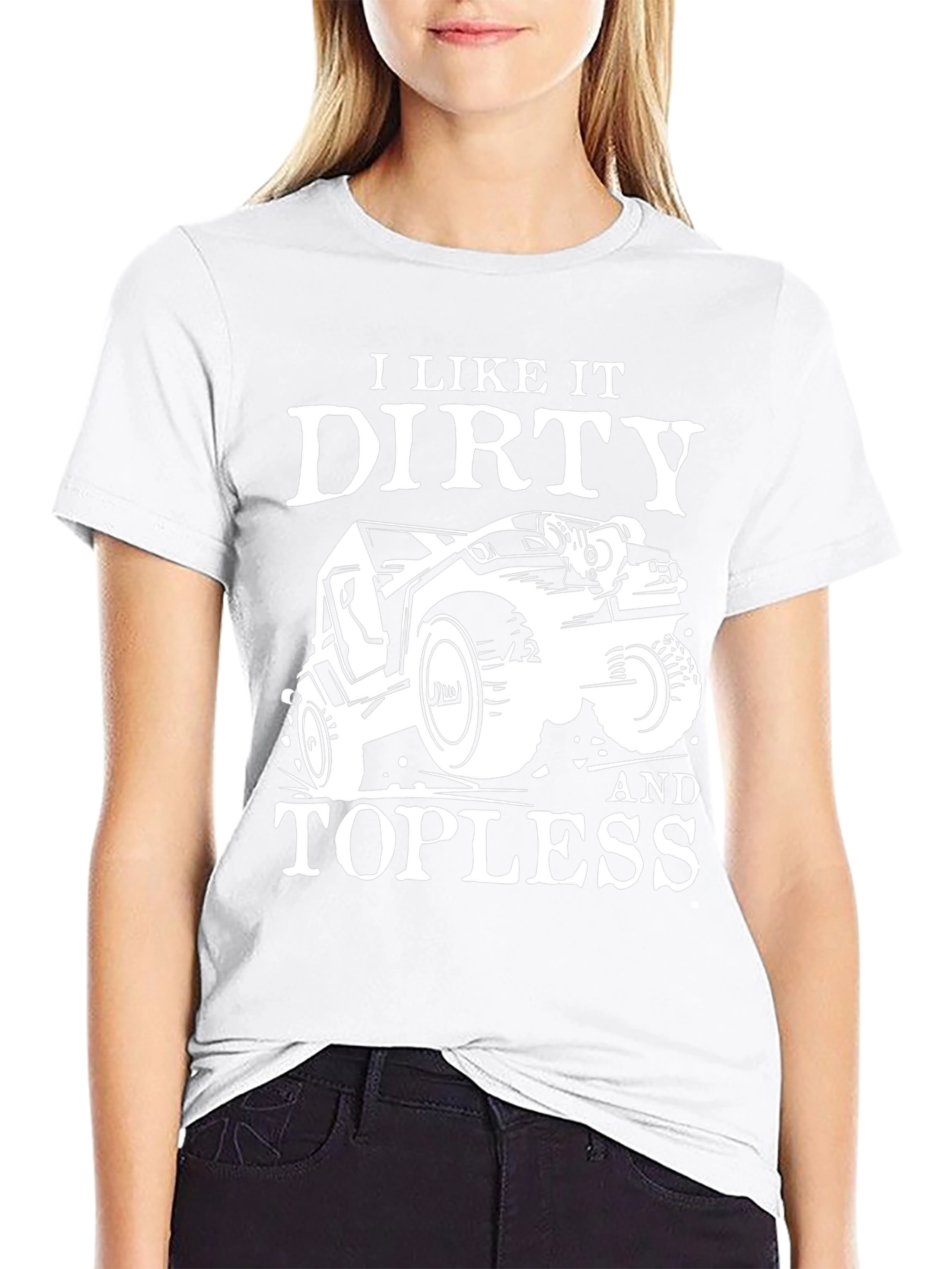 I Like It Dirty & Topless Mens T-Shirt