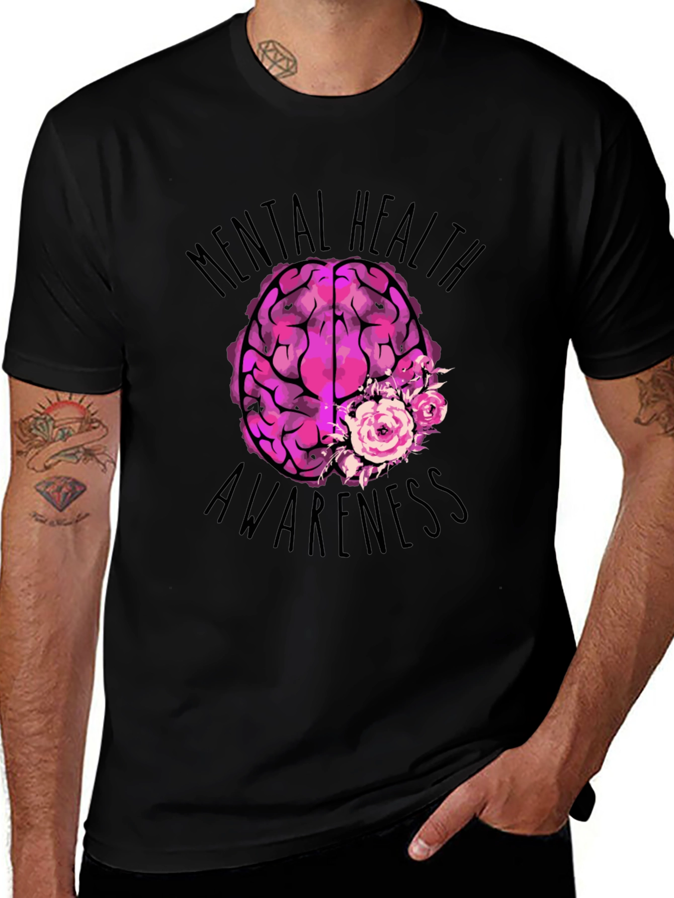 Mental Health Awareness Graphic T-Shirt