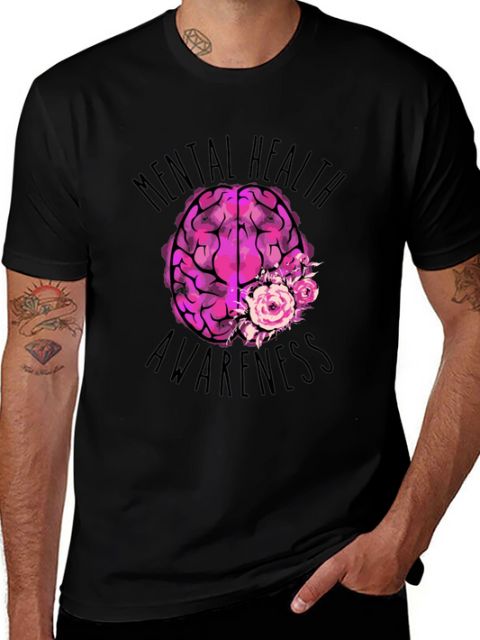 Mental Health Awareness Graphic T-Shirt