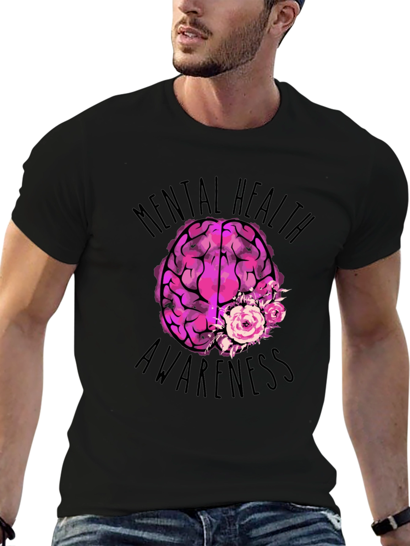 Mental Health Awareness Graphic T-Shirt