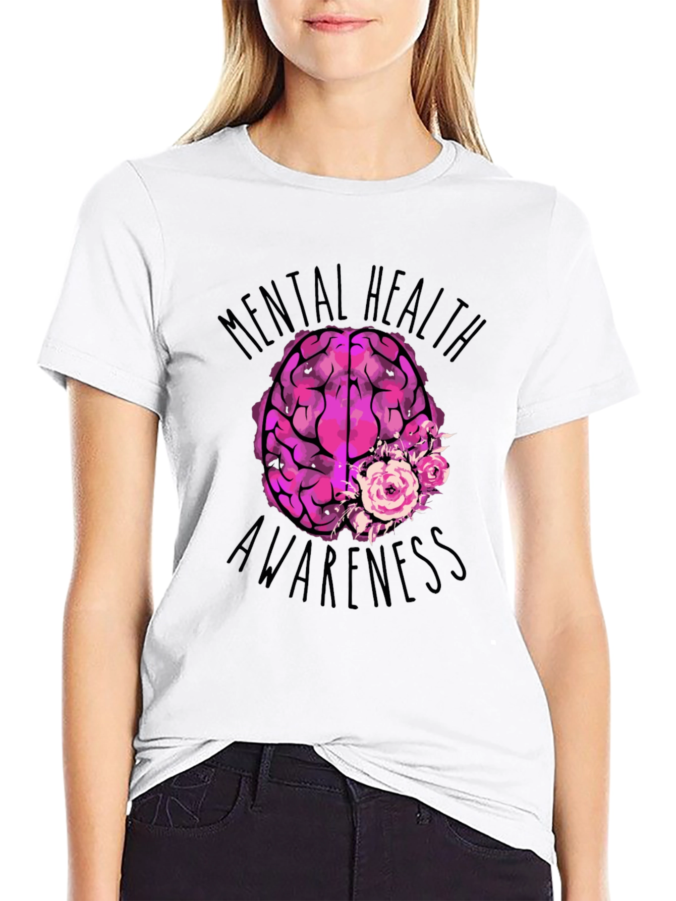 Mental Health Awareness Graphic T-Shirt