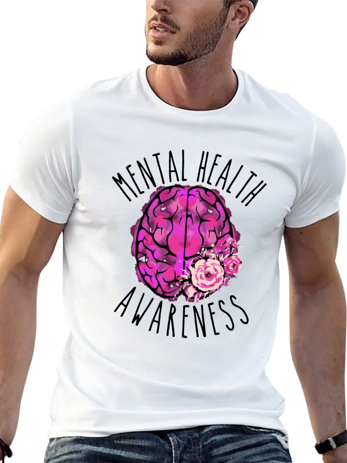 Mental Health Awareness Graphic T-Shirt