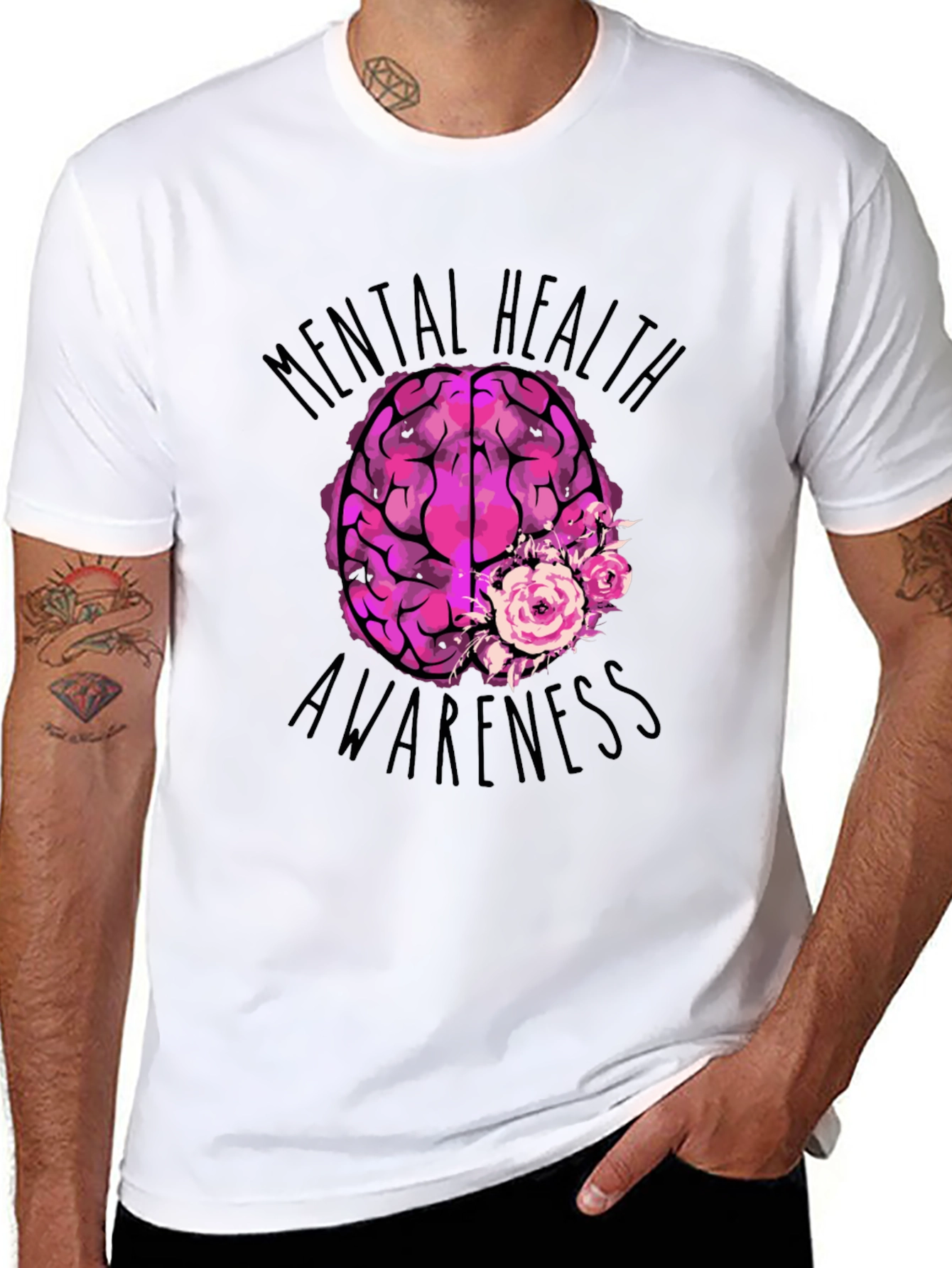 Mental Health Awareness Graphic T-Shirt