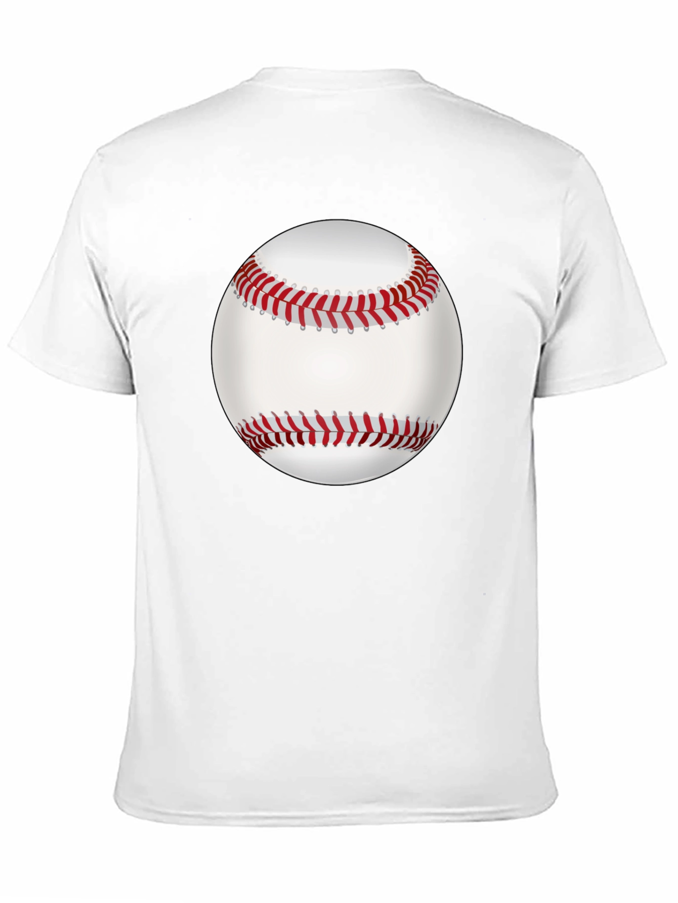 Baseball Graphic Tee - Black Cotton Casual Shirt
