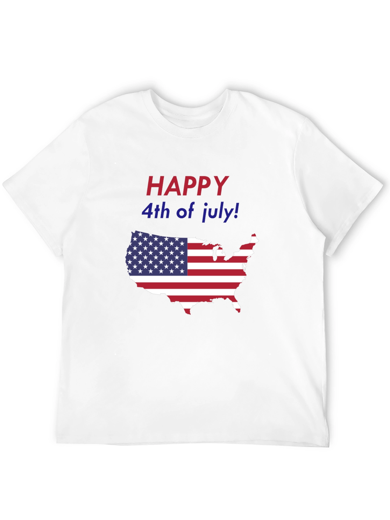 Happy 4th of July American Flag T-Shirt
