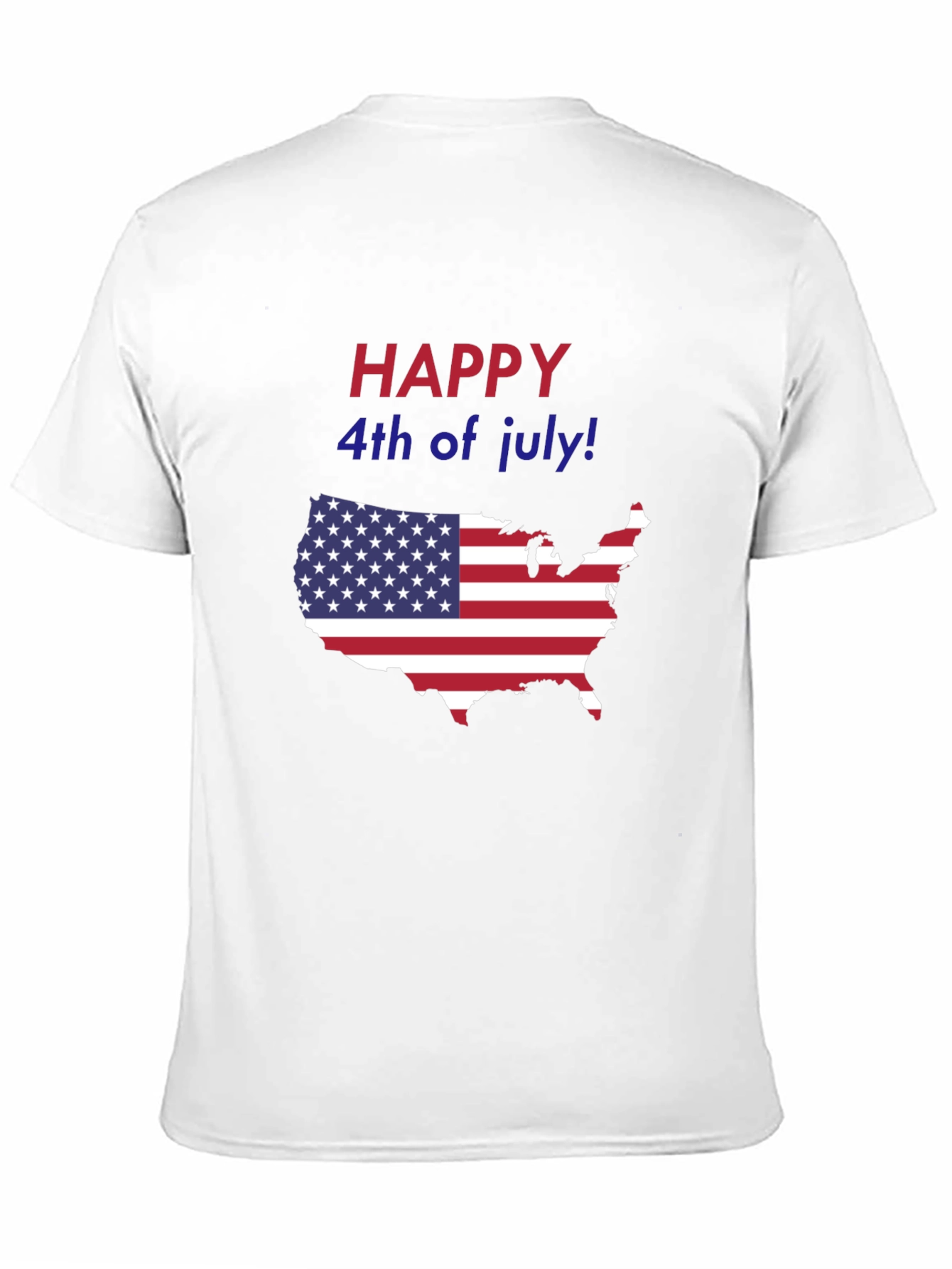 Happy 4th of July American Flag T-Shirt