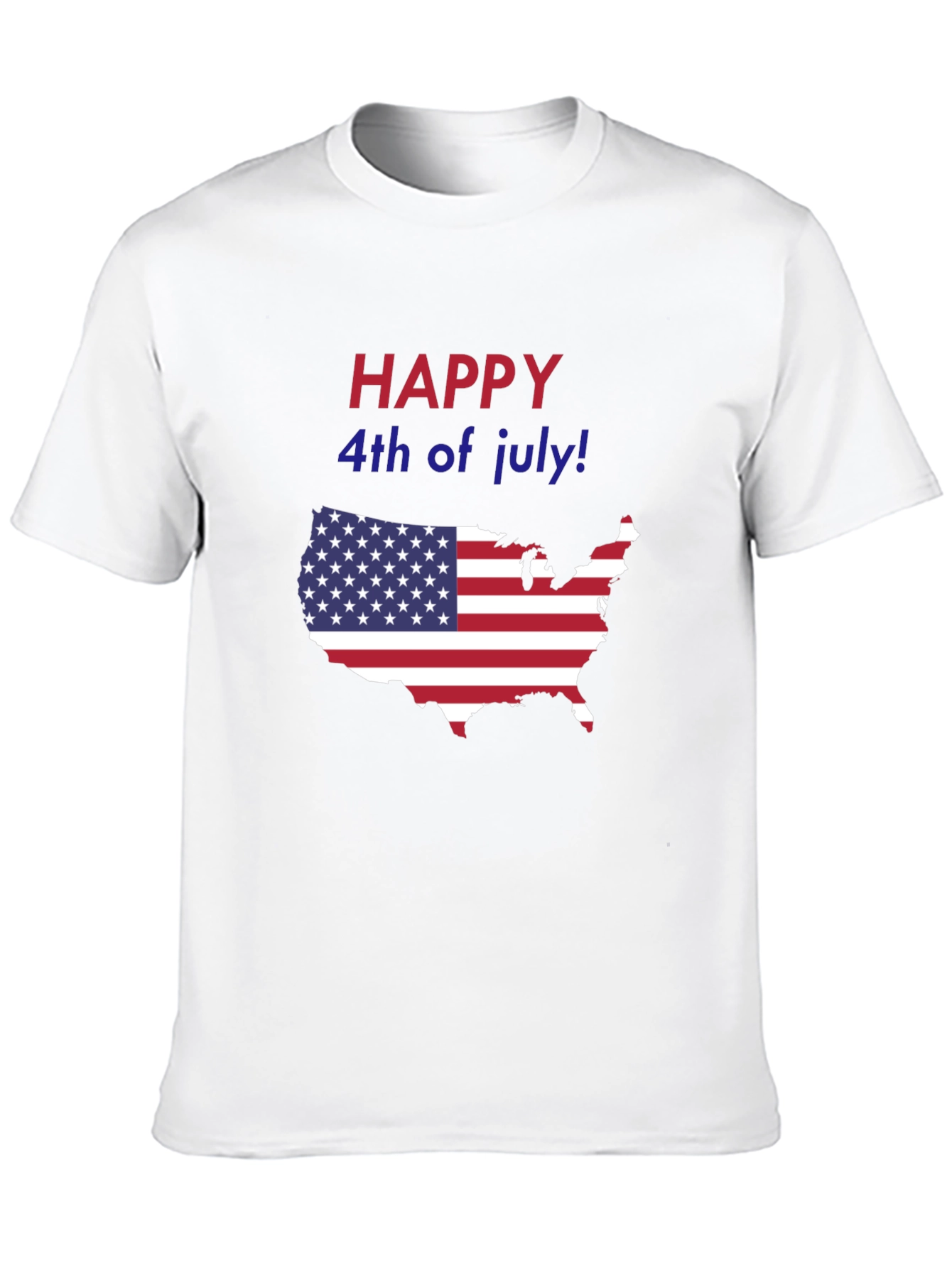 Happy 4th of July American Flag T-Shirt