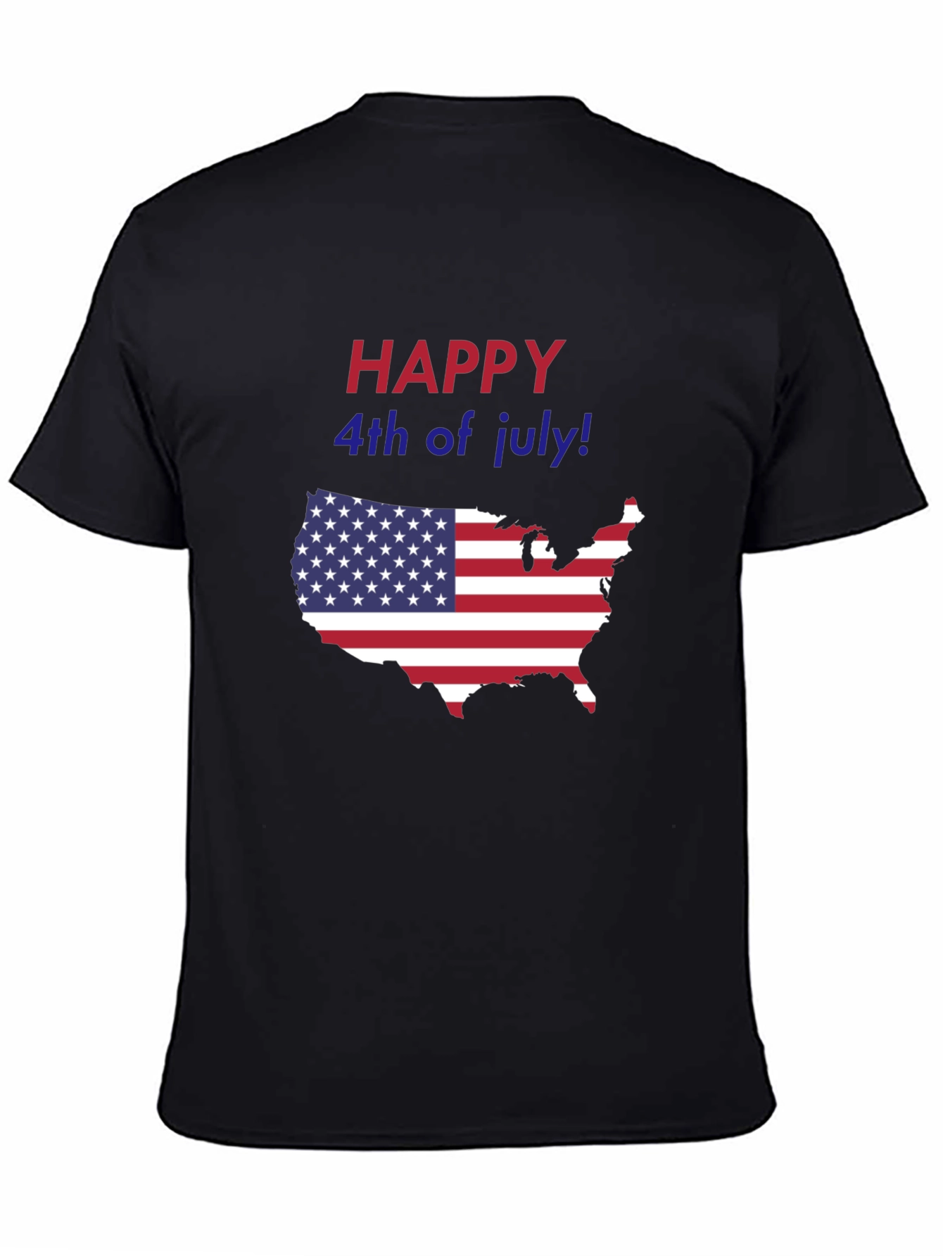 Happy 4th of July American Flag T-Shirt