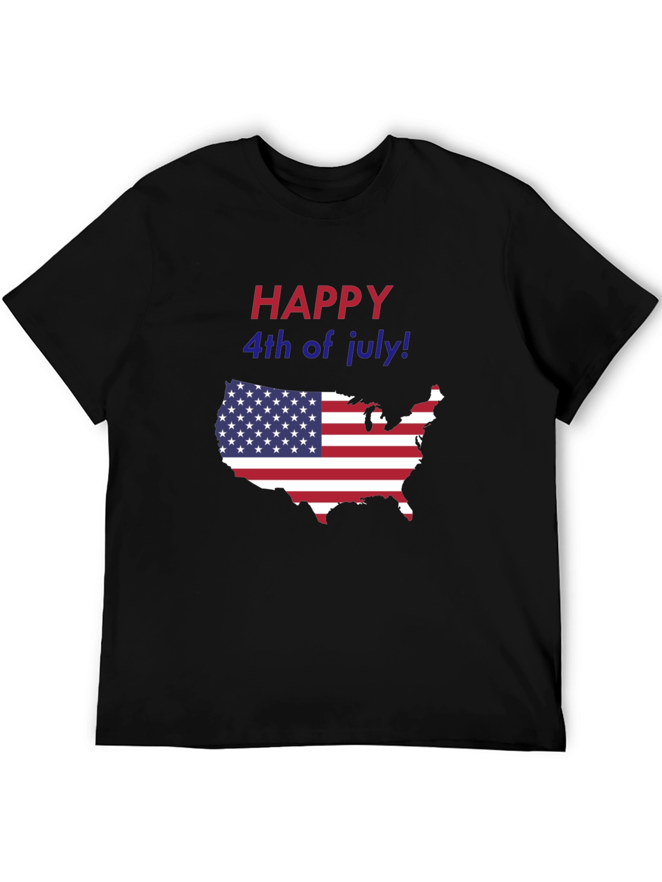 Happy 4th of July American Flag T-Shirt