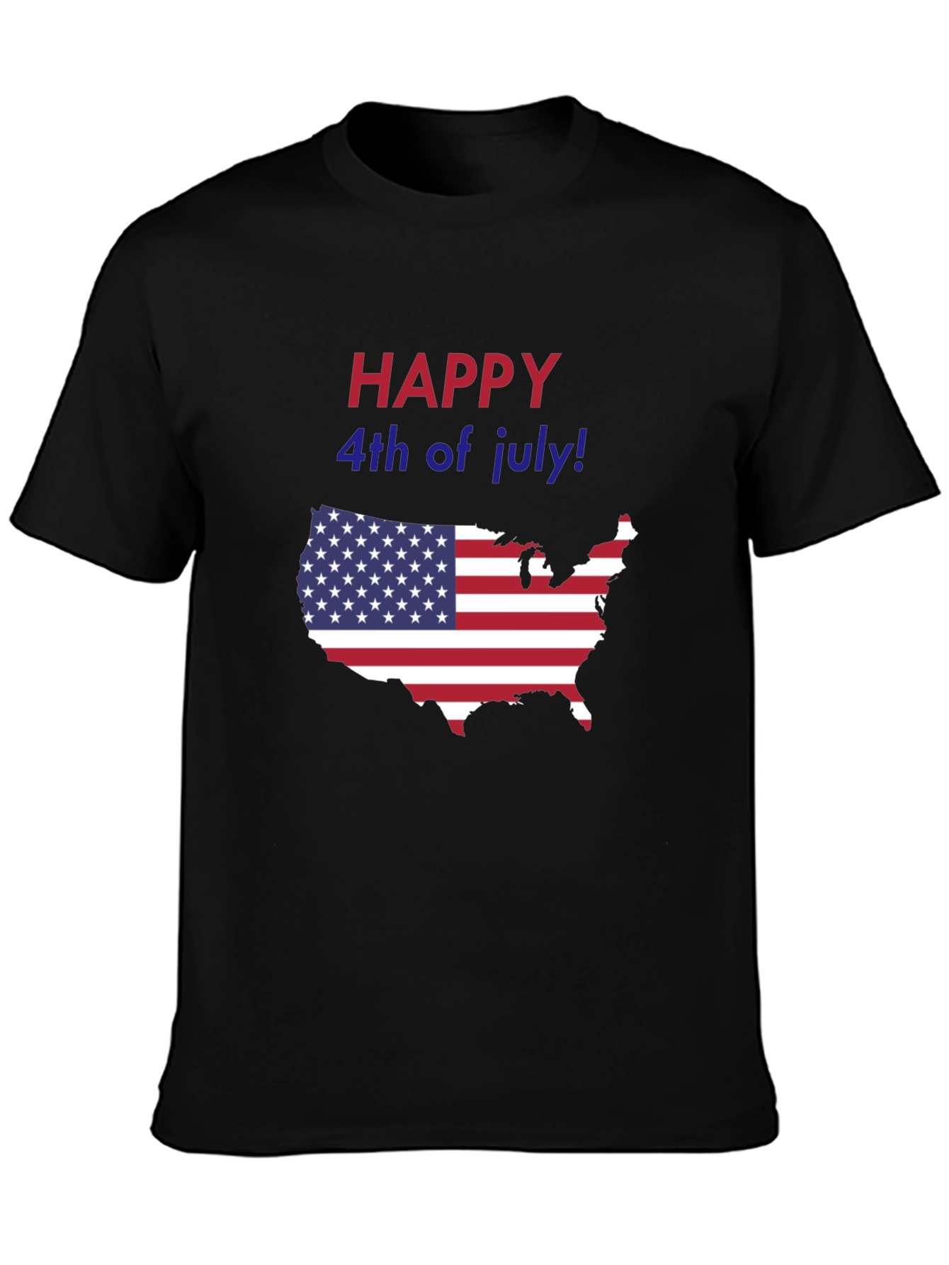 Happy 4th of July American Flag T-Shirt