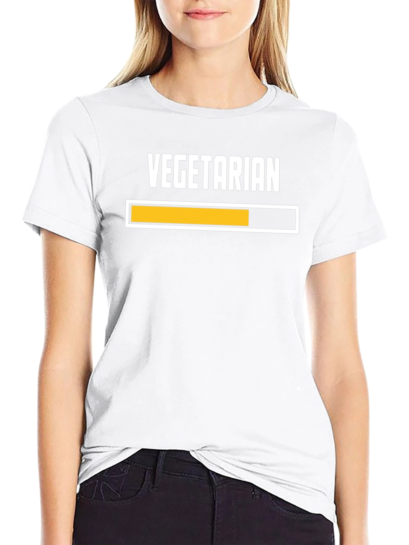 Vegetarian Loading Bar Graphic Tee