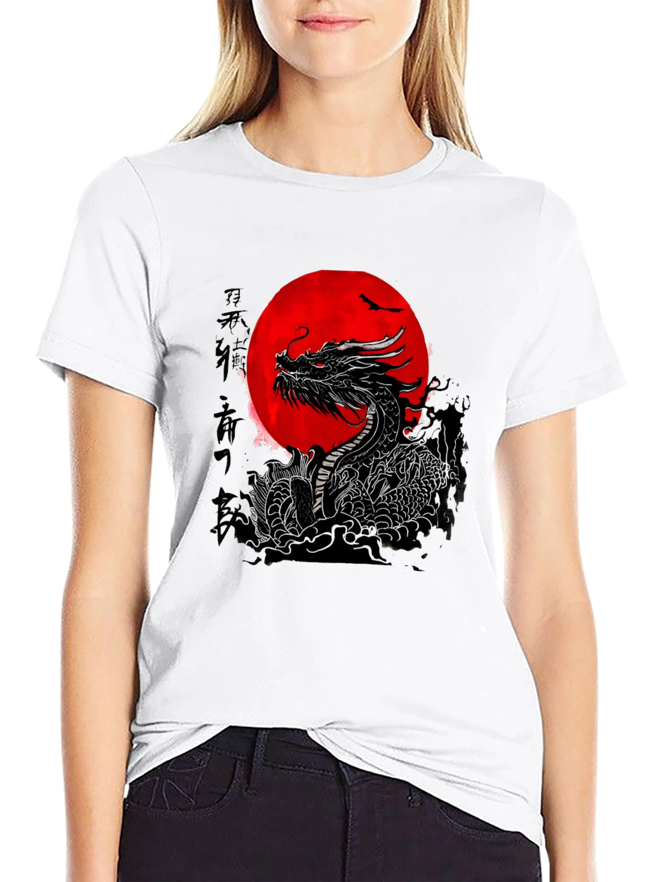 Dragon & Rising Sun Graphic Tee