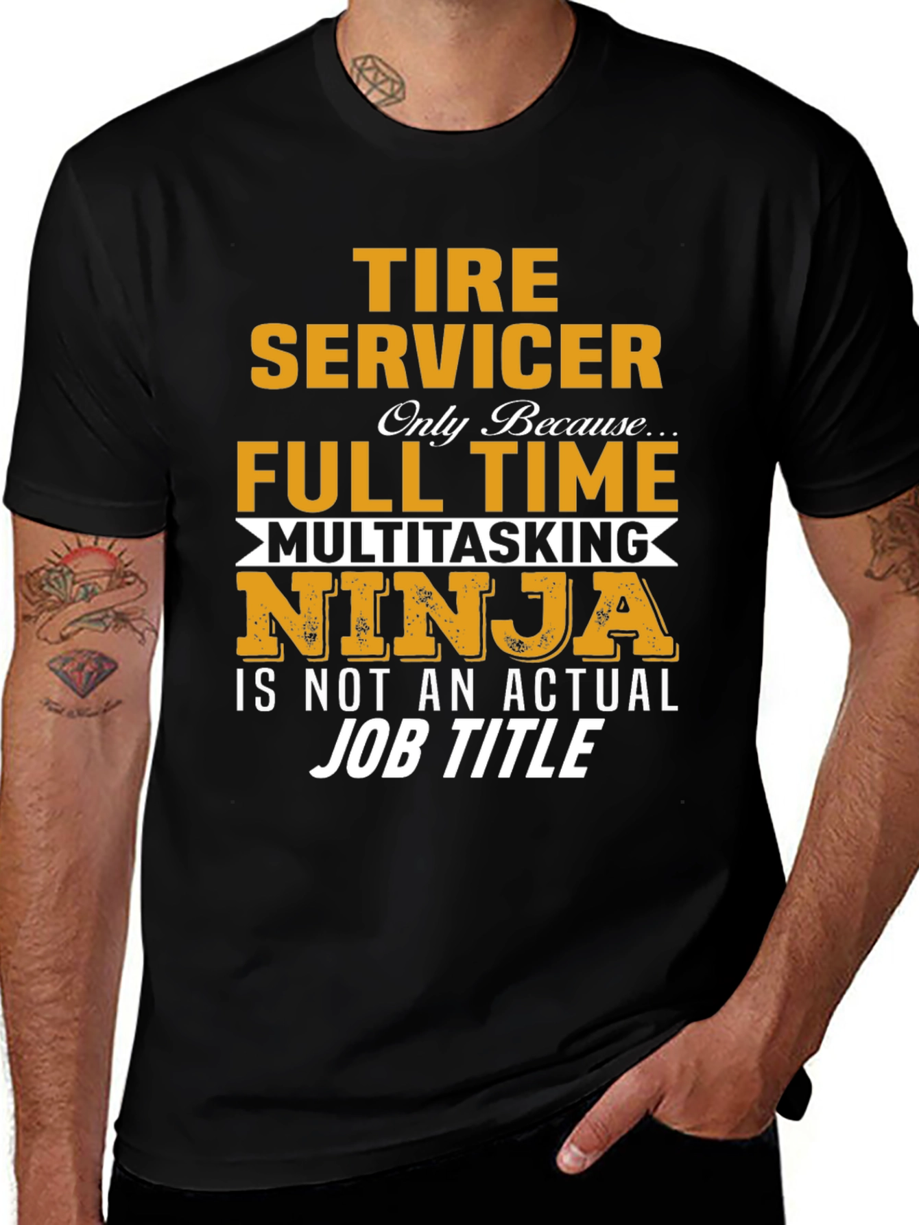 Tire Servicer Full Time T-Shirt