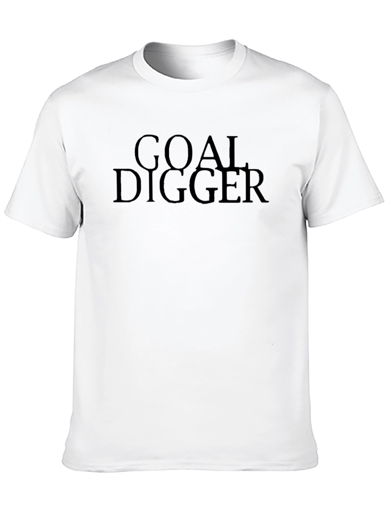 Goal Digger Black Graphic T-Shirt - Casual Style
