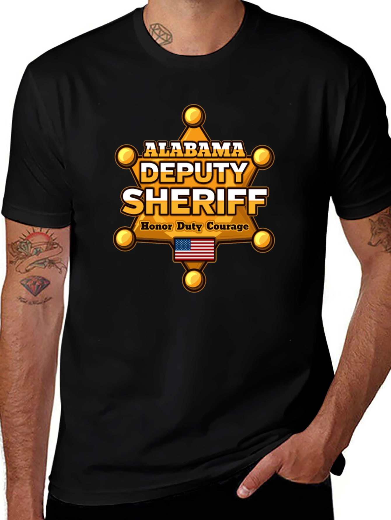 Alabama Deputy Sheriff Graphic T-Shirt