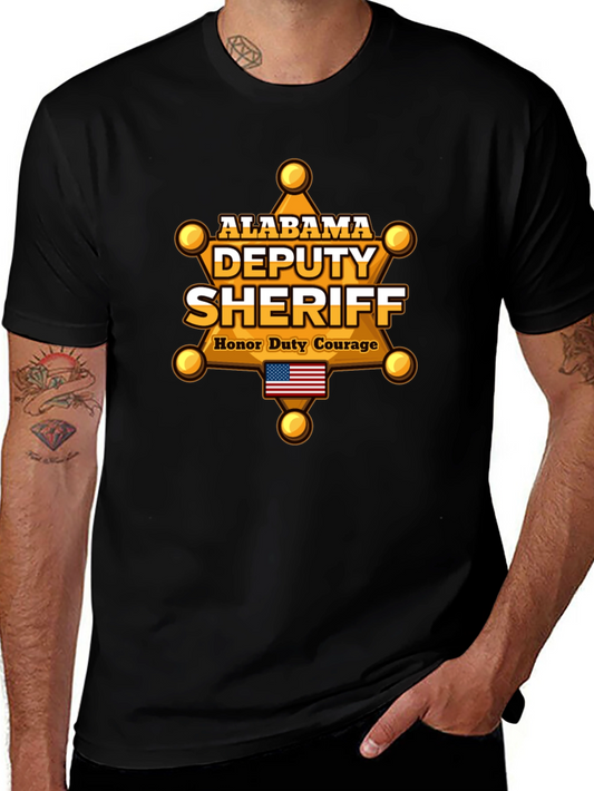 Alabama Deputy Sheriff Graphic T-Shirt