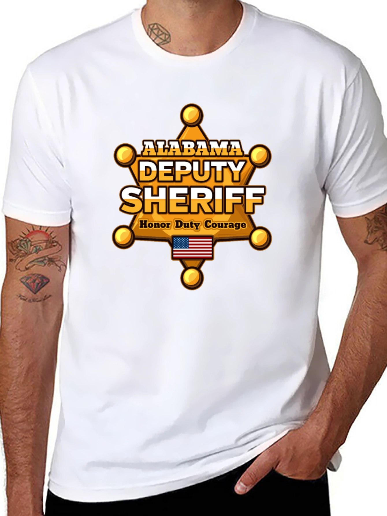 Alabama Deputy Sheriff Graphic T-Shirt