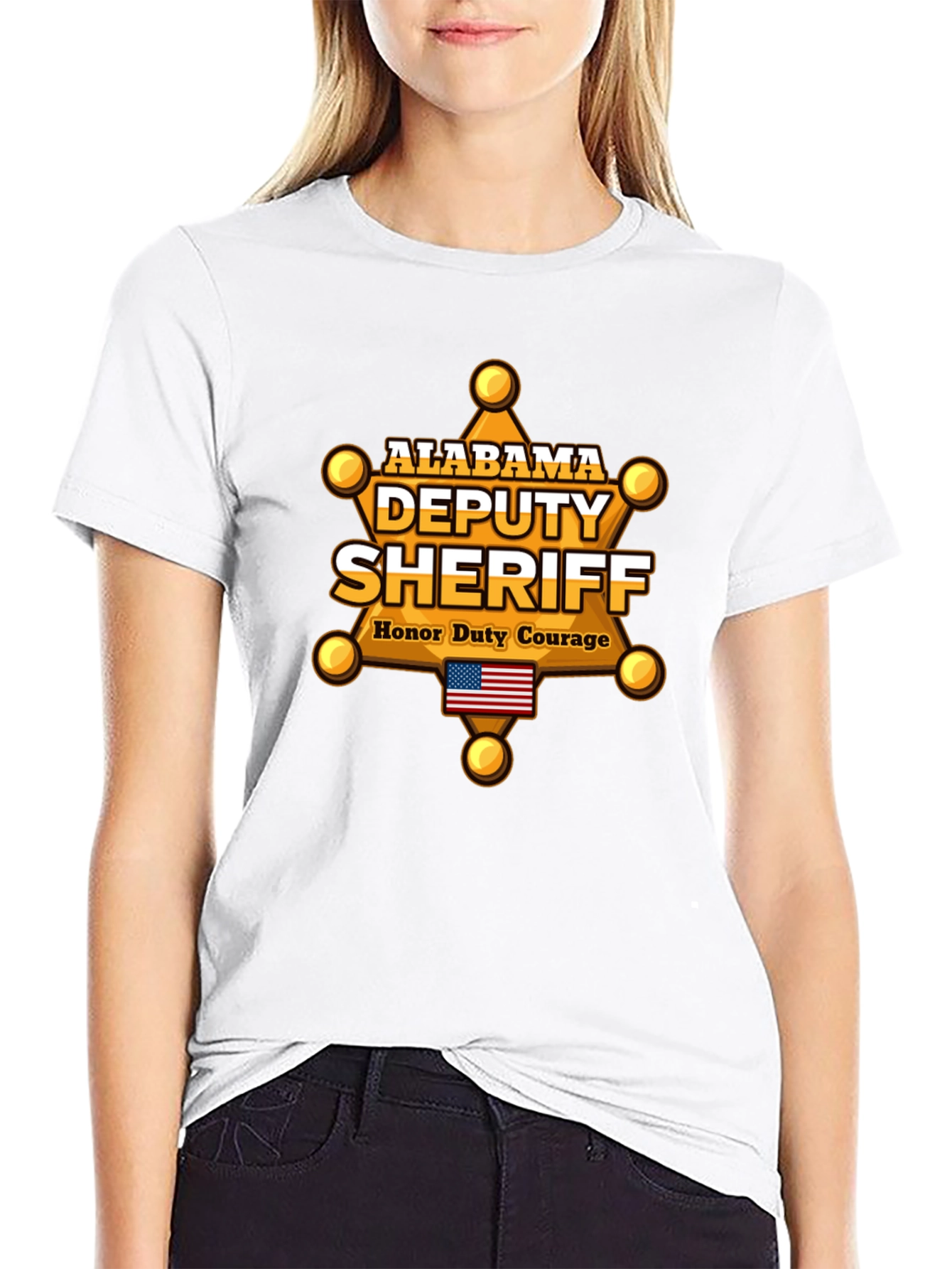 Alabama Deputy Sheriff Graphic T-Shirt