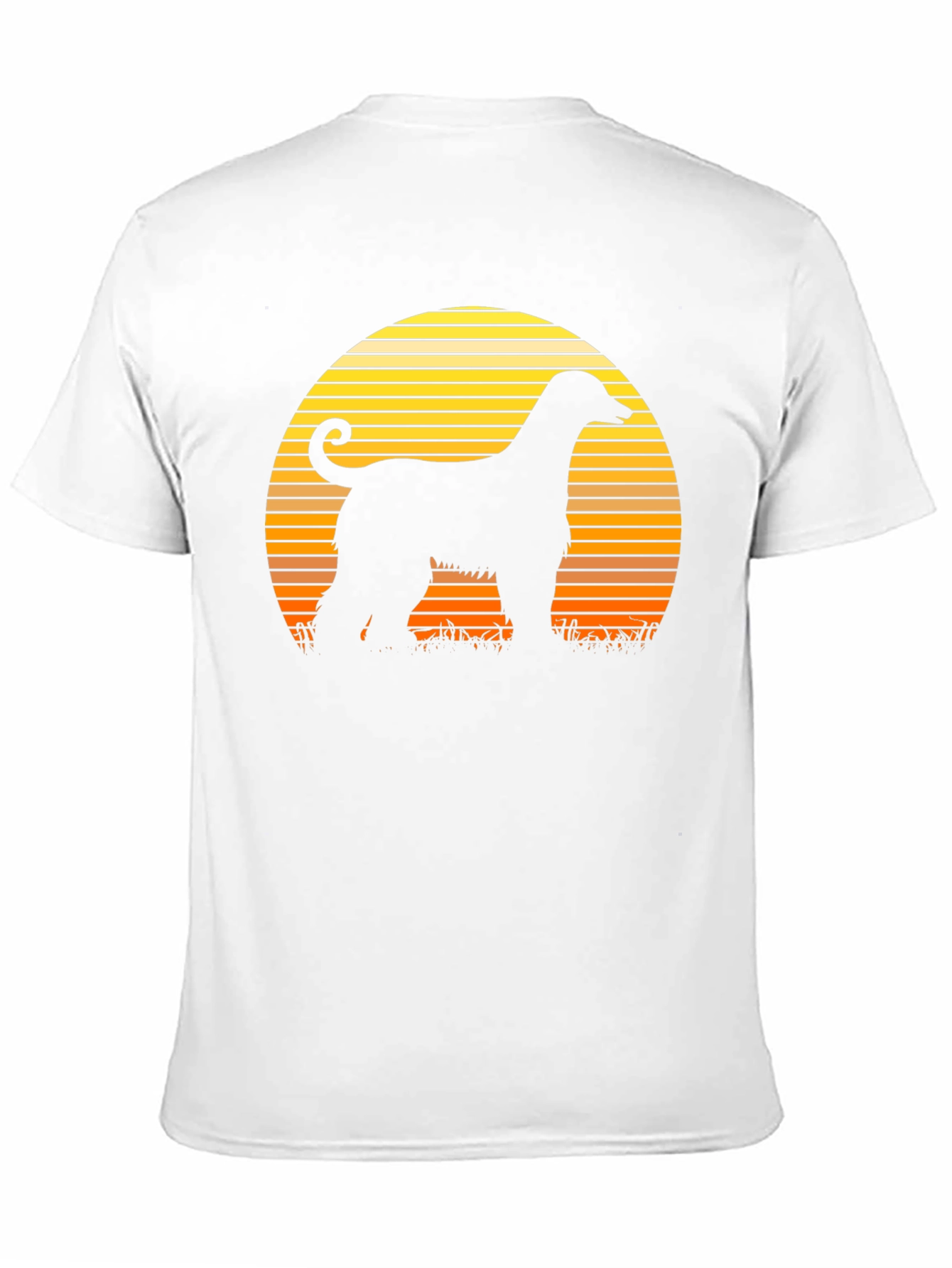 Afghan Hound Sunset Silhouette T-Shirt