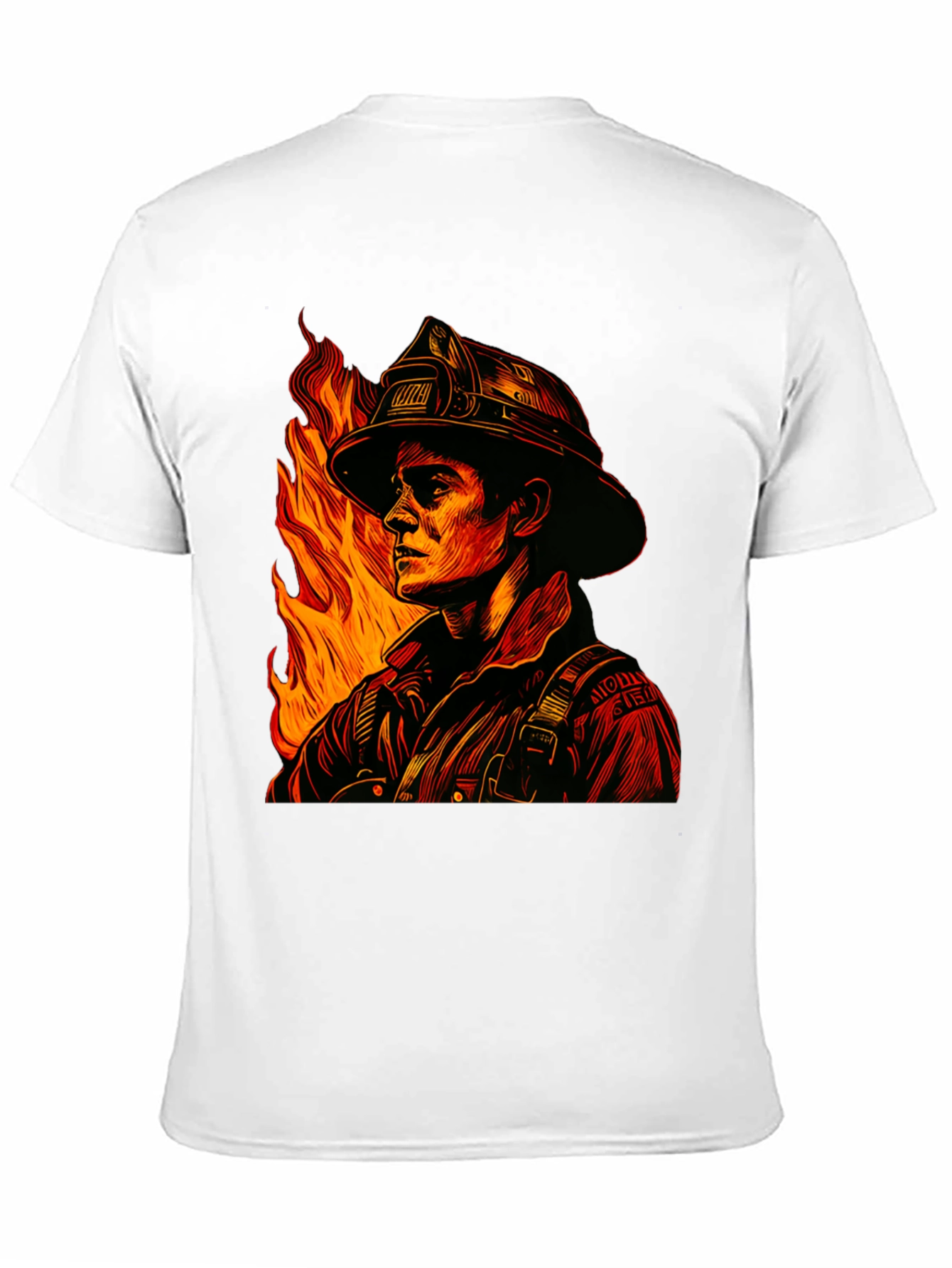 Firefighter Graphic Tee - Heroic Design