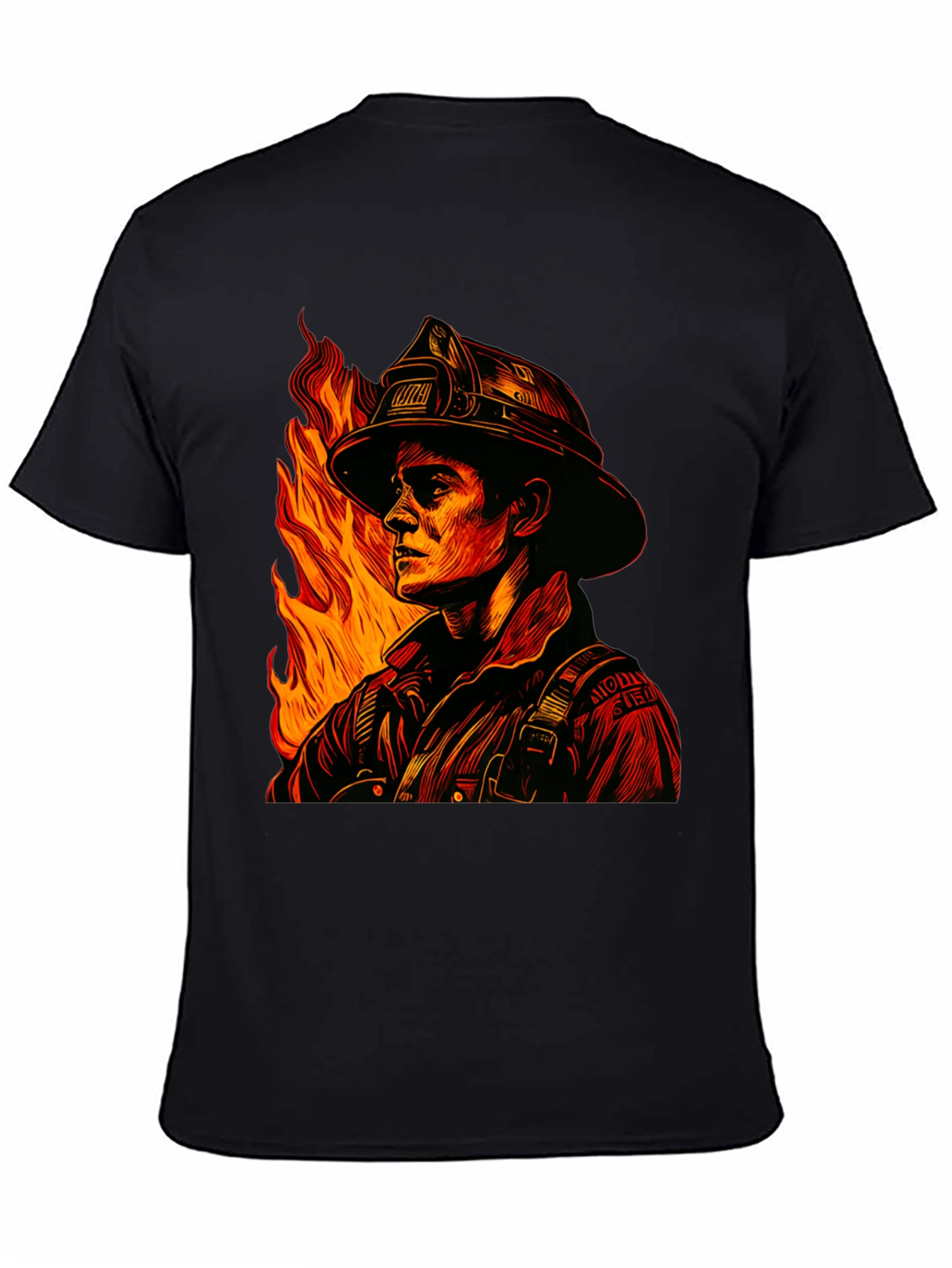 Firefighter Graphic Tee - Heroic Design