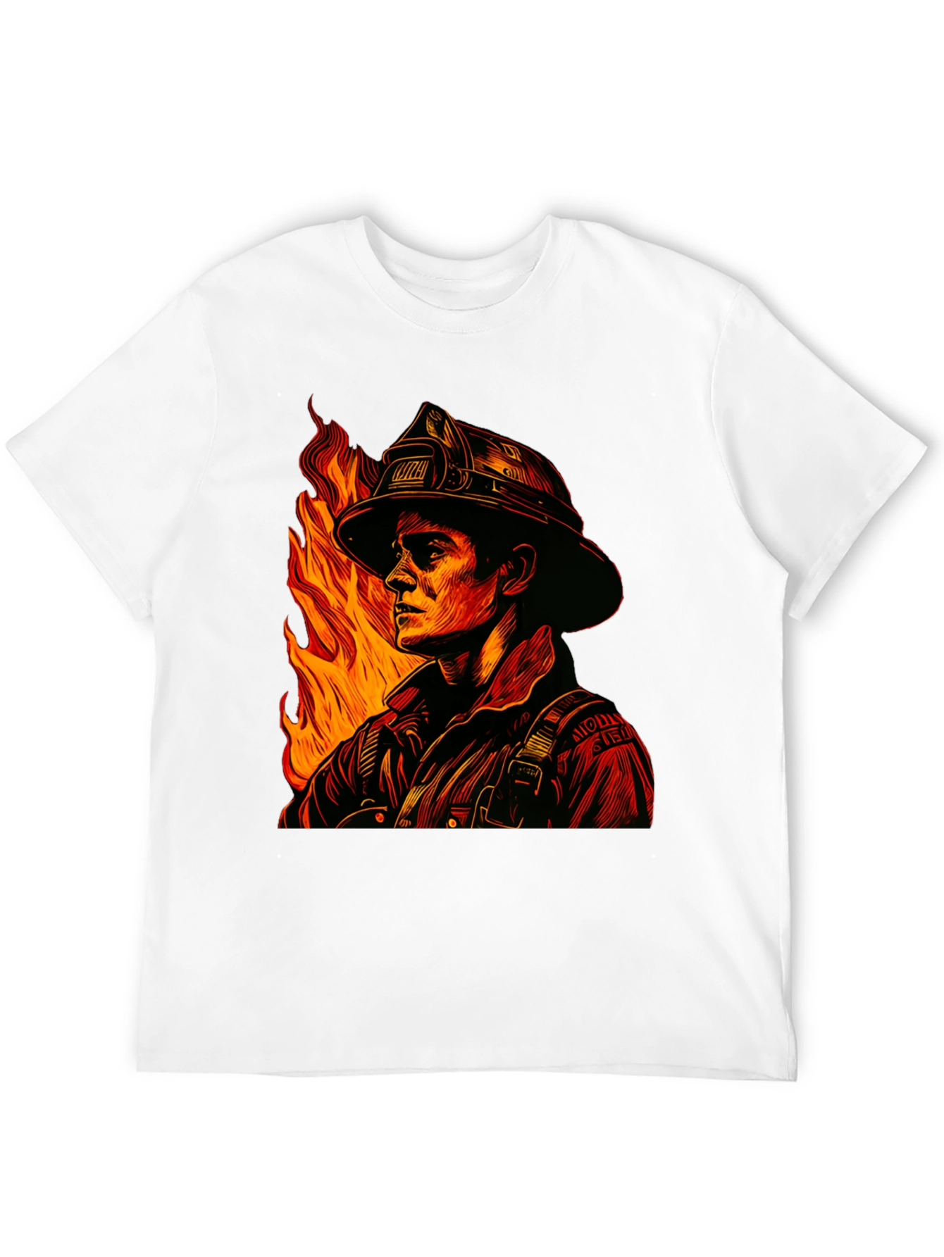 Firefighter Graphic Tee - Heroic Design