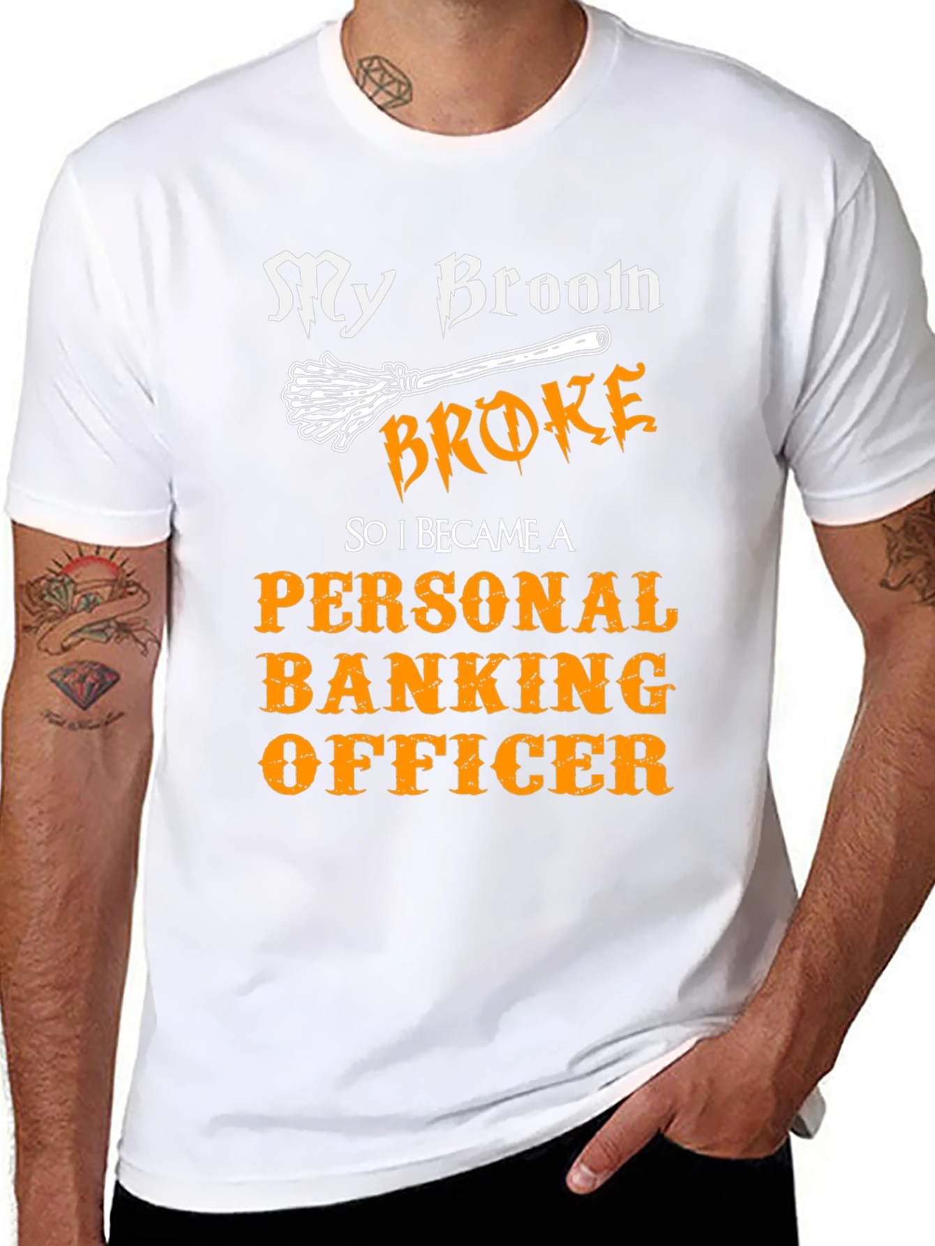 My Broom Broke Personal Banking Officer T-Shirt