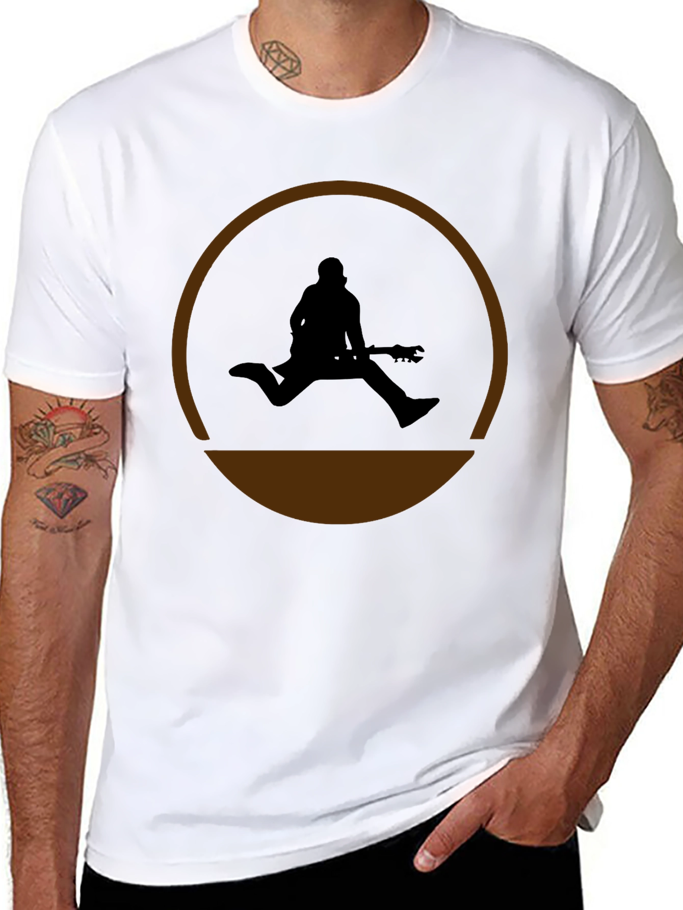 Rockstar Silhouette T-Shirt - Cool Graphic Tee