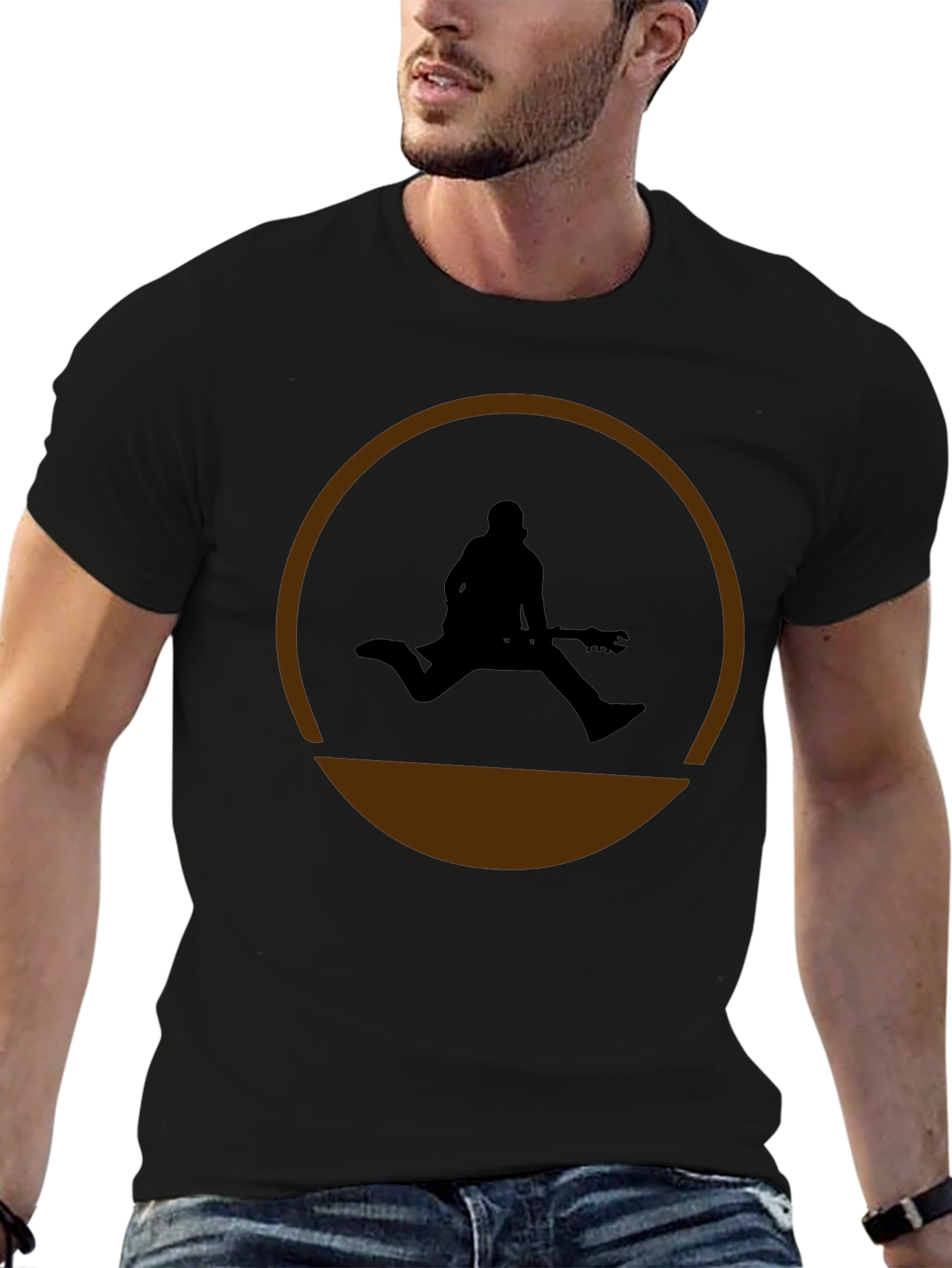 Rockstar Silhouette T-Shirt - Cool Graphic Tee
