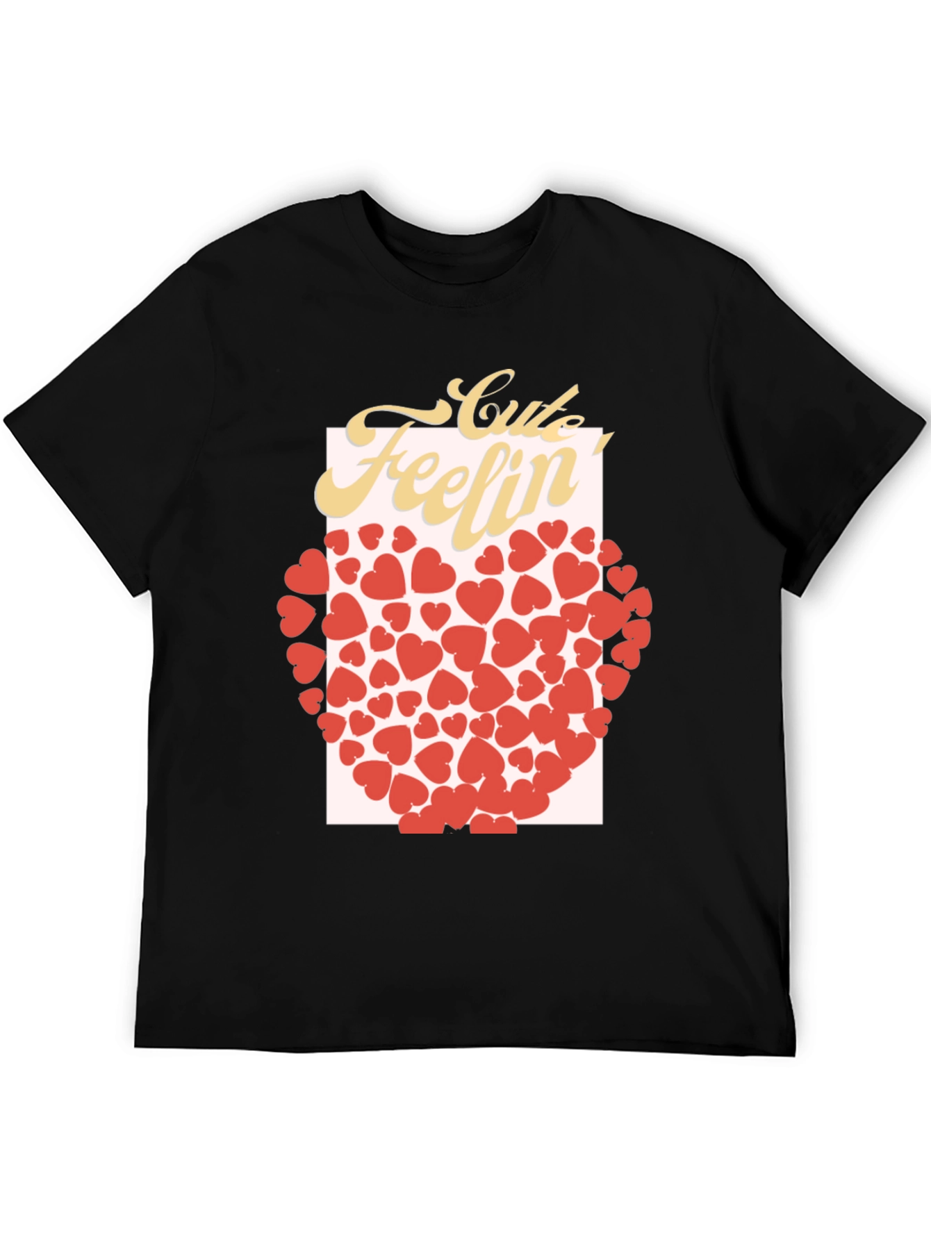 Cute Feelin Heart Graphic T-Shirt