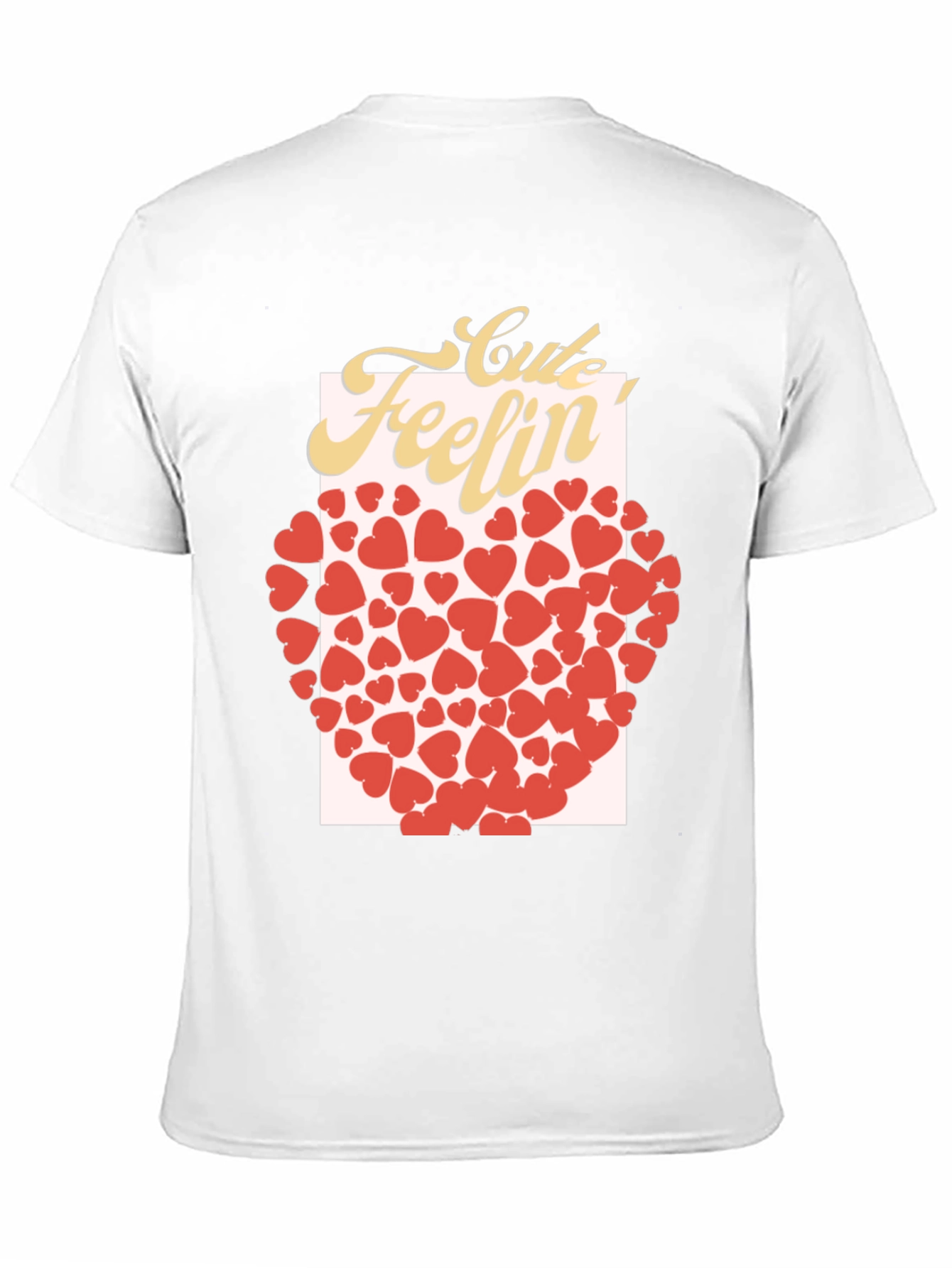Cute Feelin Heart Graphic T-Shirt