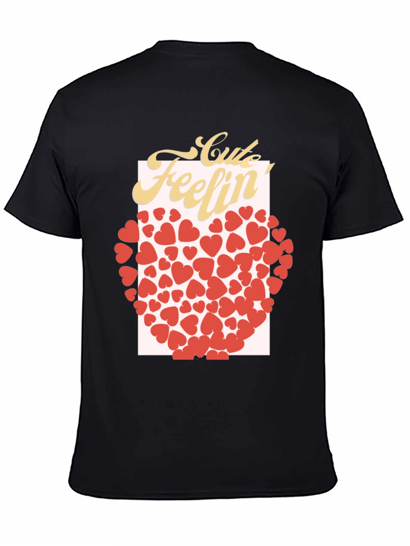 Cute Feelin Heart Graphic T-Shirt