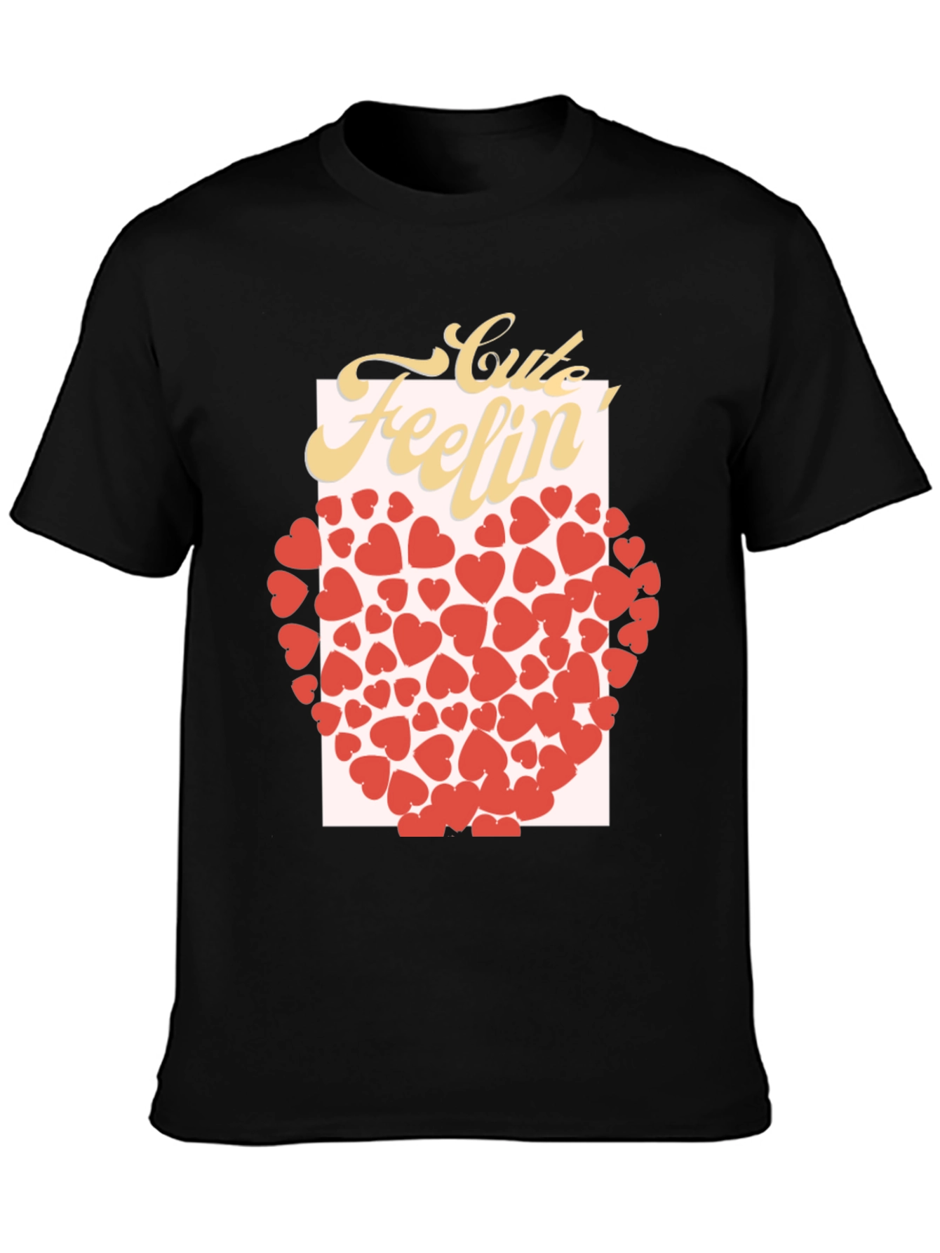 Cute Feelin Heart Graphic T-Shirt