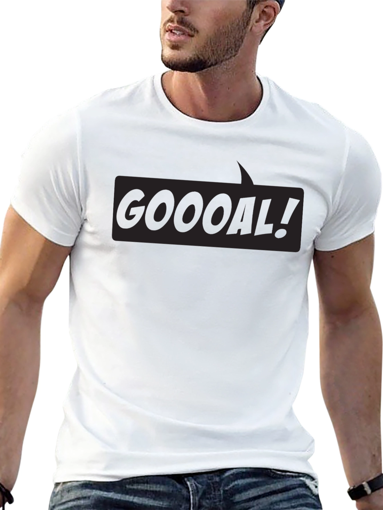 GOOOAL! Graphic Tee -  Soccer Fan T-Shirt